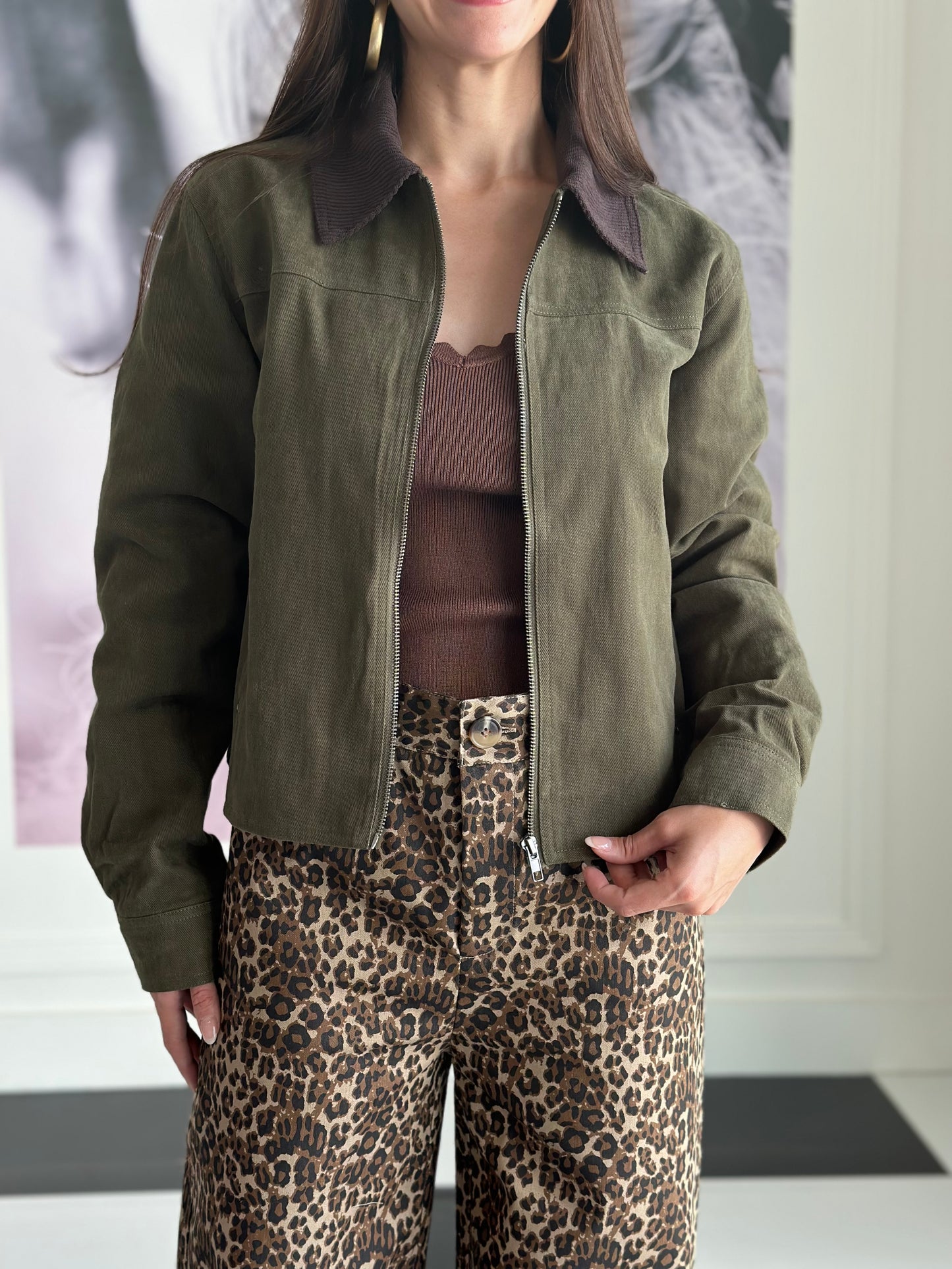 CORDY ZIP-UP JACKET
