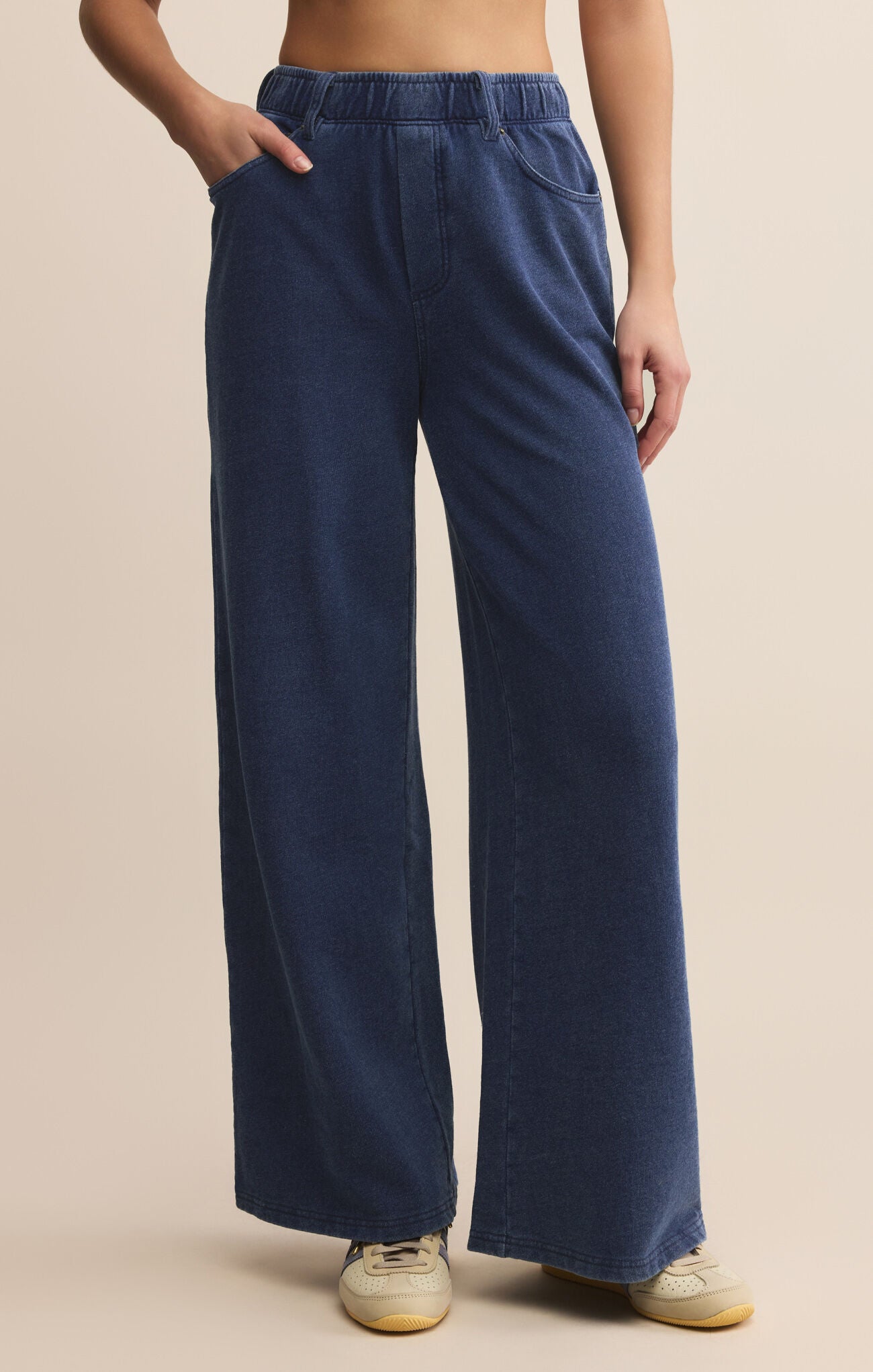 ENTOURAGE KNIT DENIM PANT