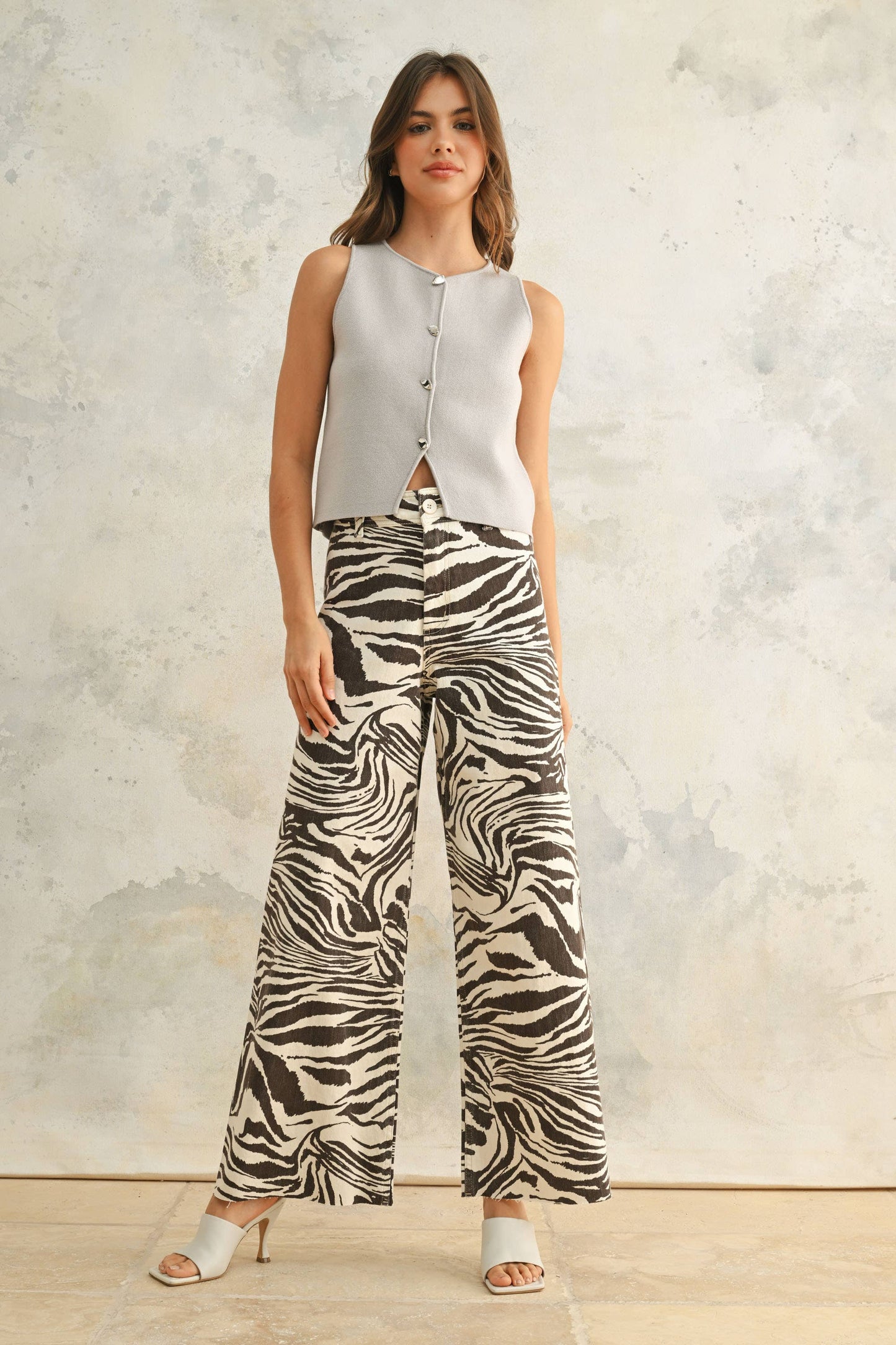 ZEBRA DENIM PANT