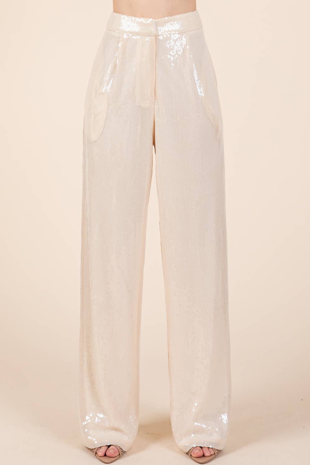 Sequined Wide-Leg Pants *FINAL SALE*