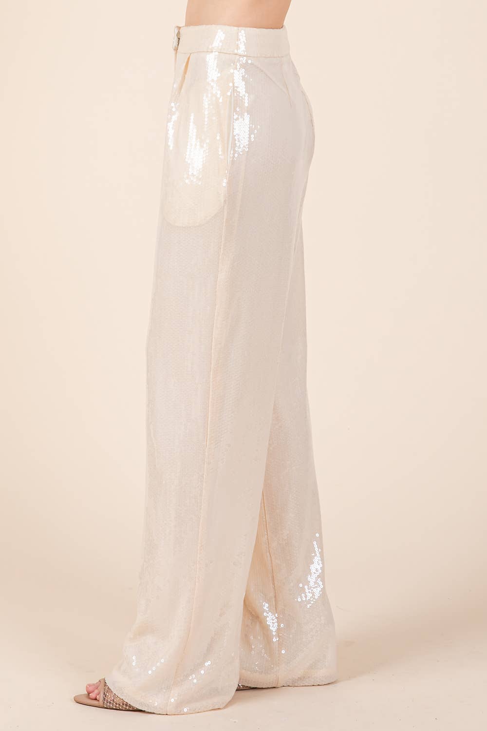 Sequined Wide-Leg Pants *FINAL SALE*