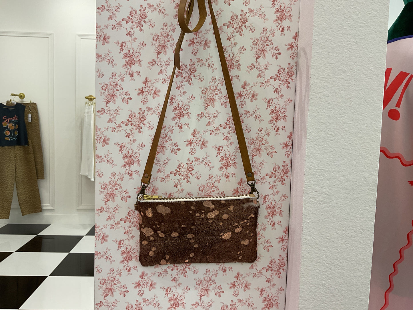 Leather crossbody