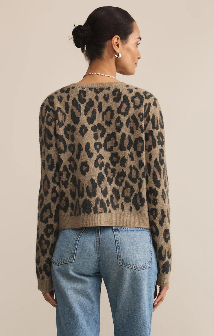 Wild outlook cardigan desert tan
