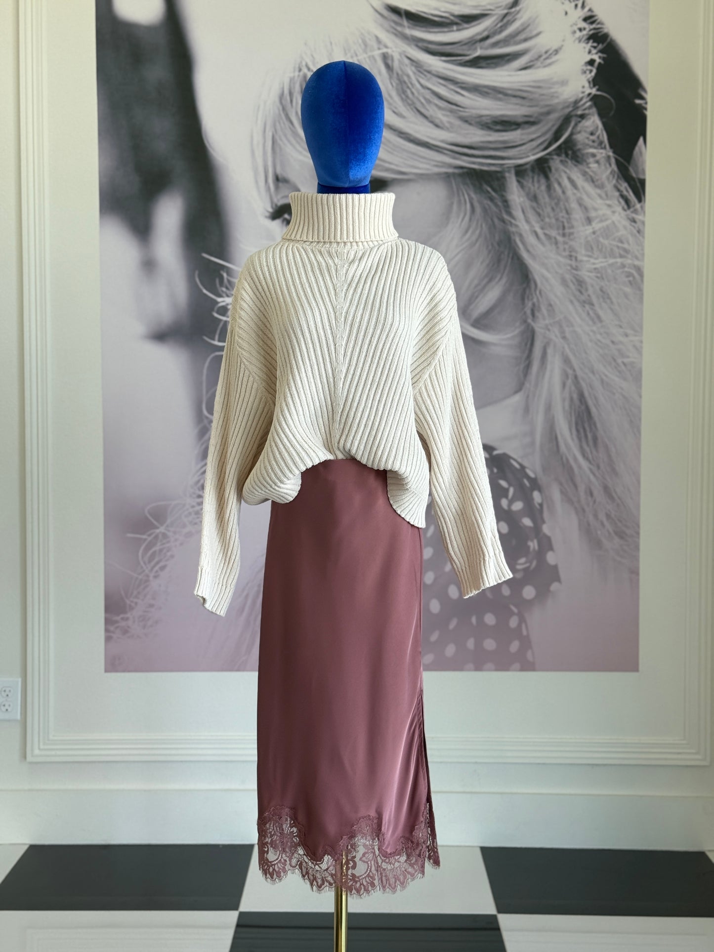 MACKENZIE SKIRT DUSTY ROSE
