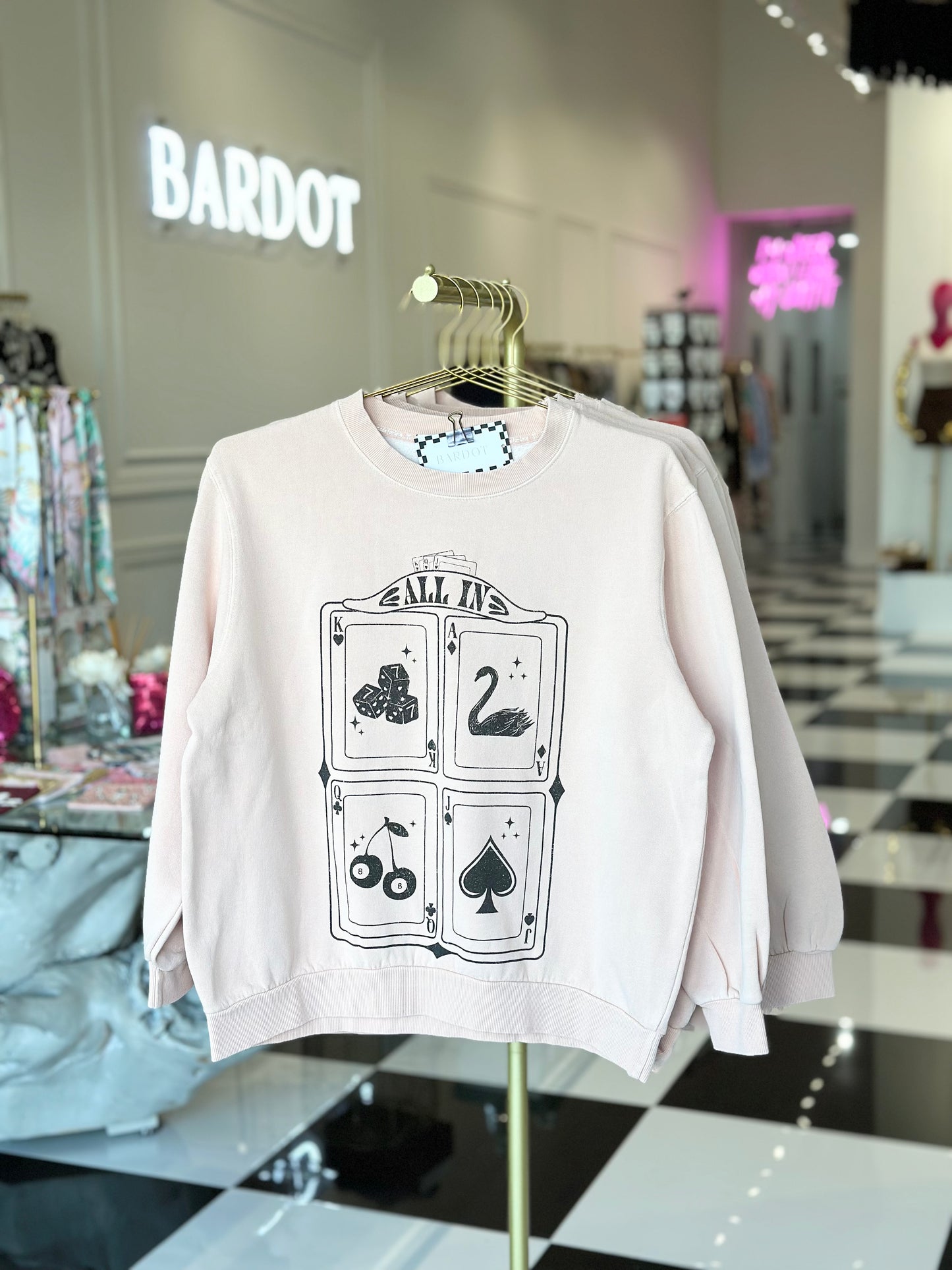 All In Graphic Crew Sweatshirt