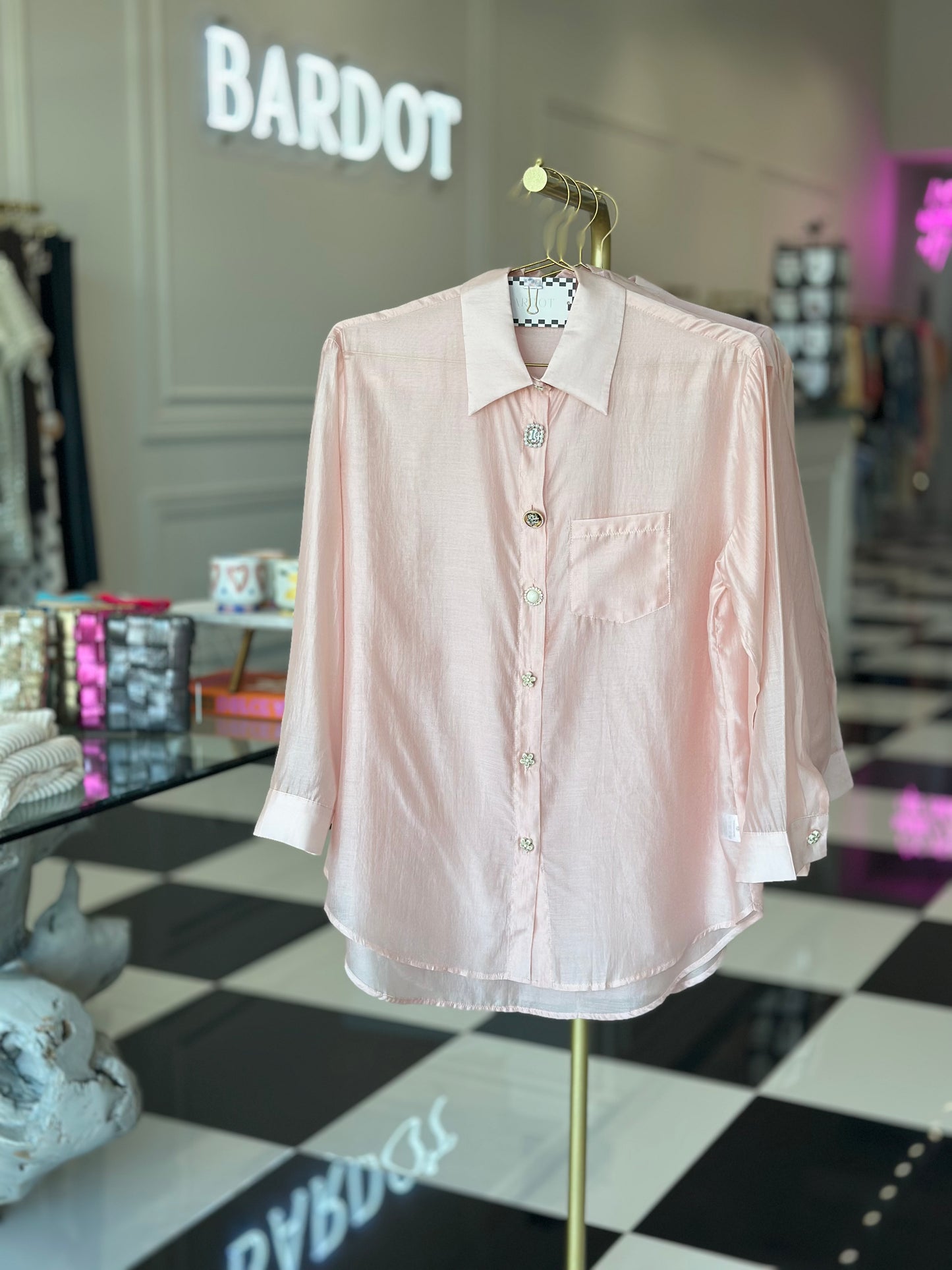 Arianna Silky Loose Shirt