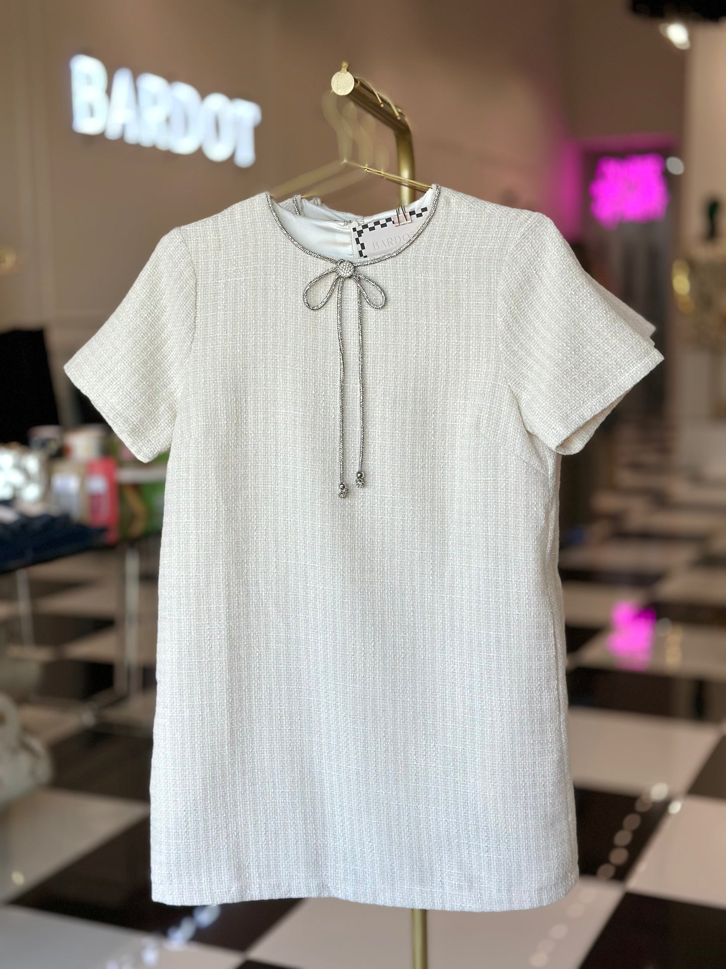 Valerie tweed mini dress