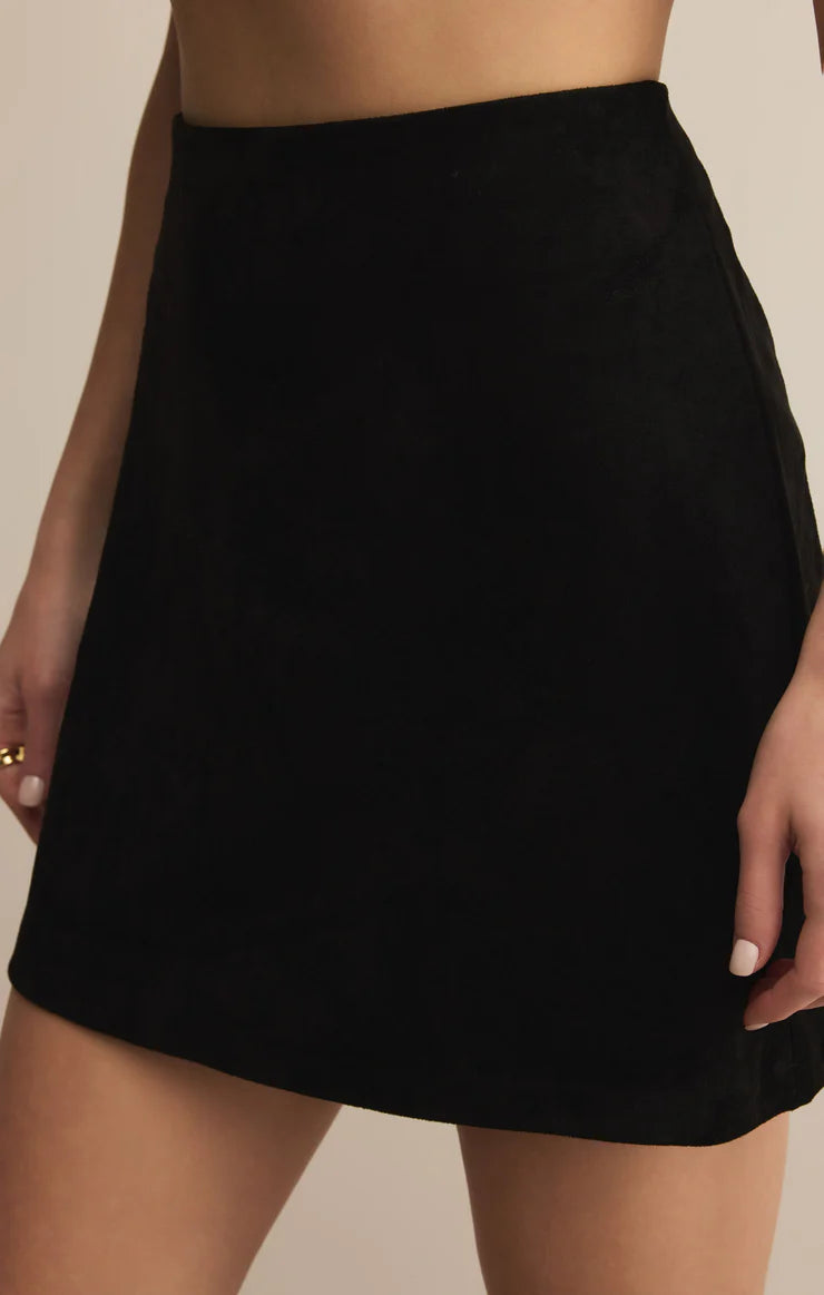 Ciera suede mini skirt