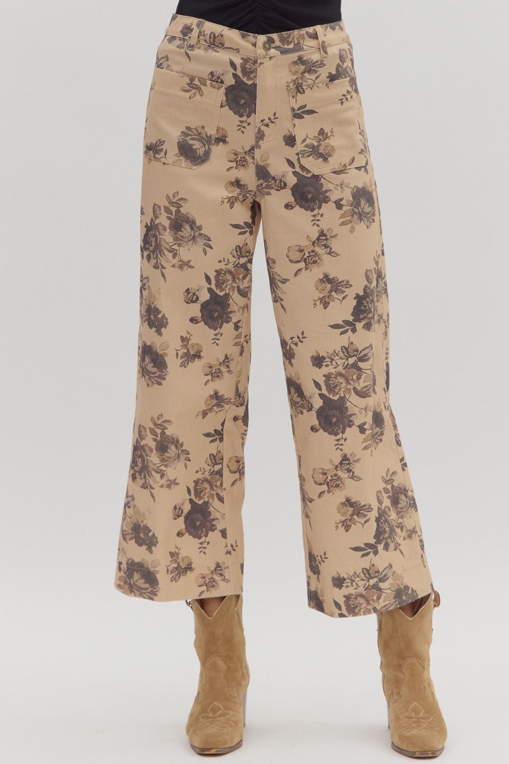 Arlenne flower pants