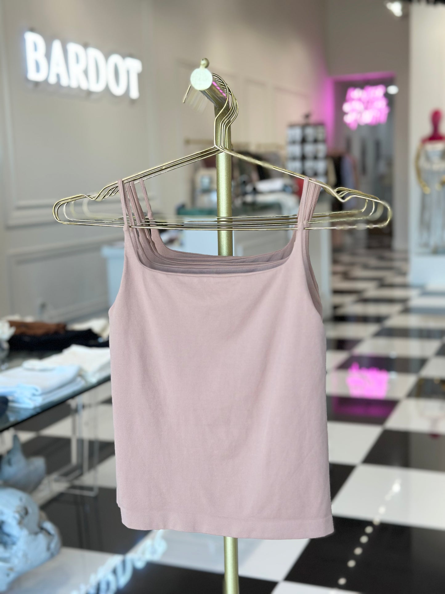 Nina camel brown cami