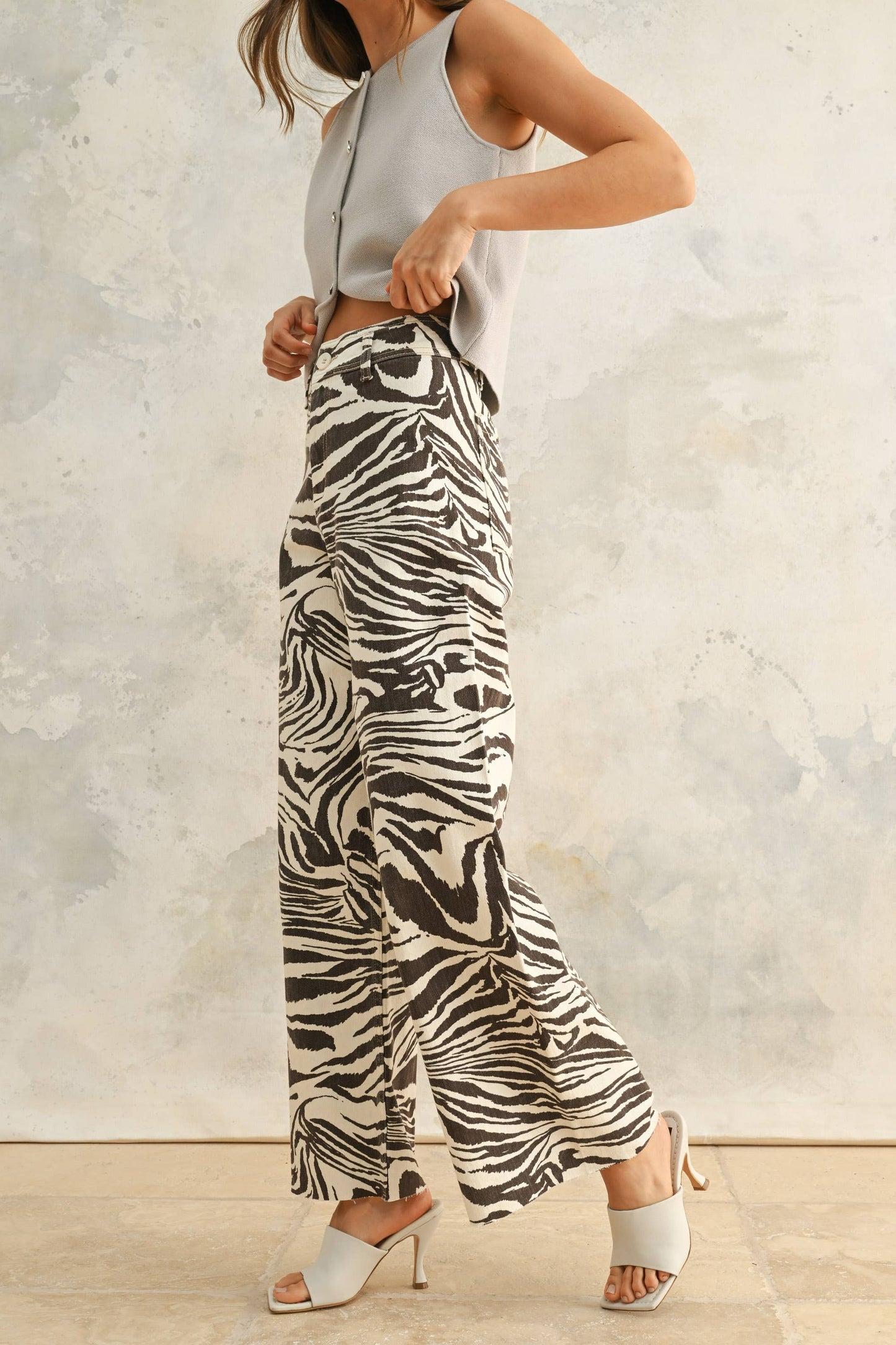 ZEBRA DENIM PANT