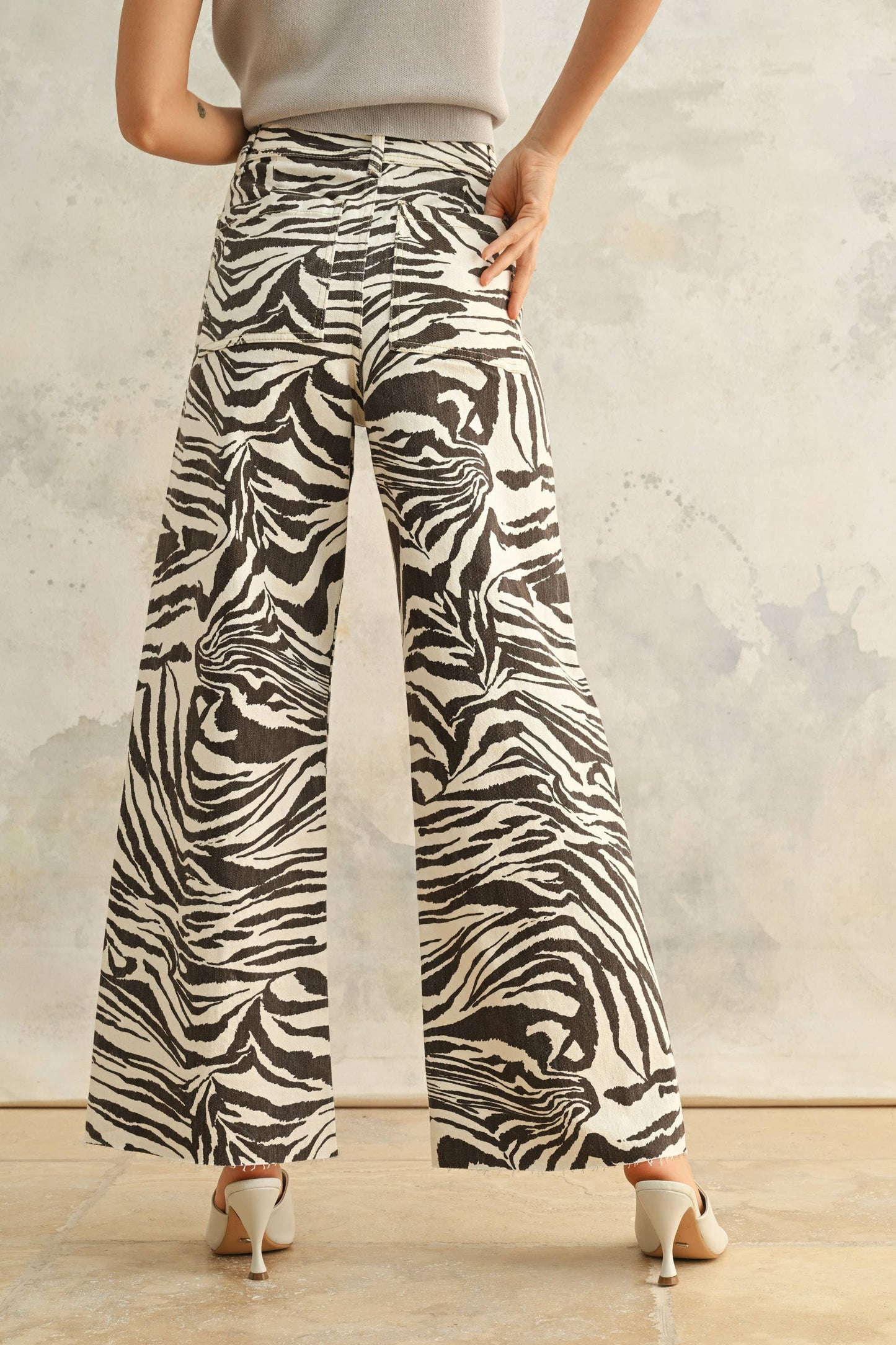 ZEBRA DENIM PANT