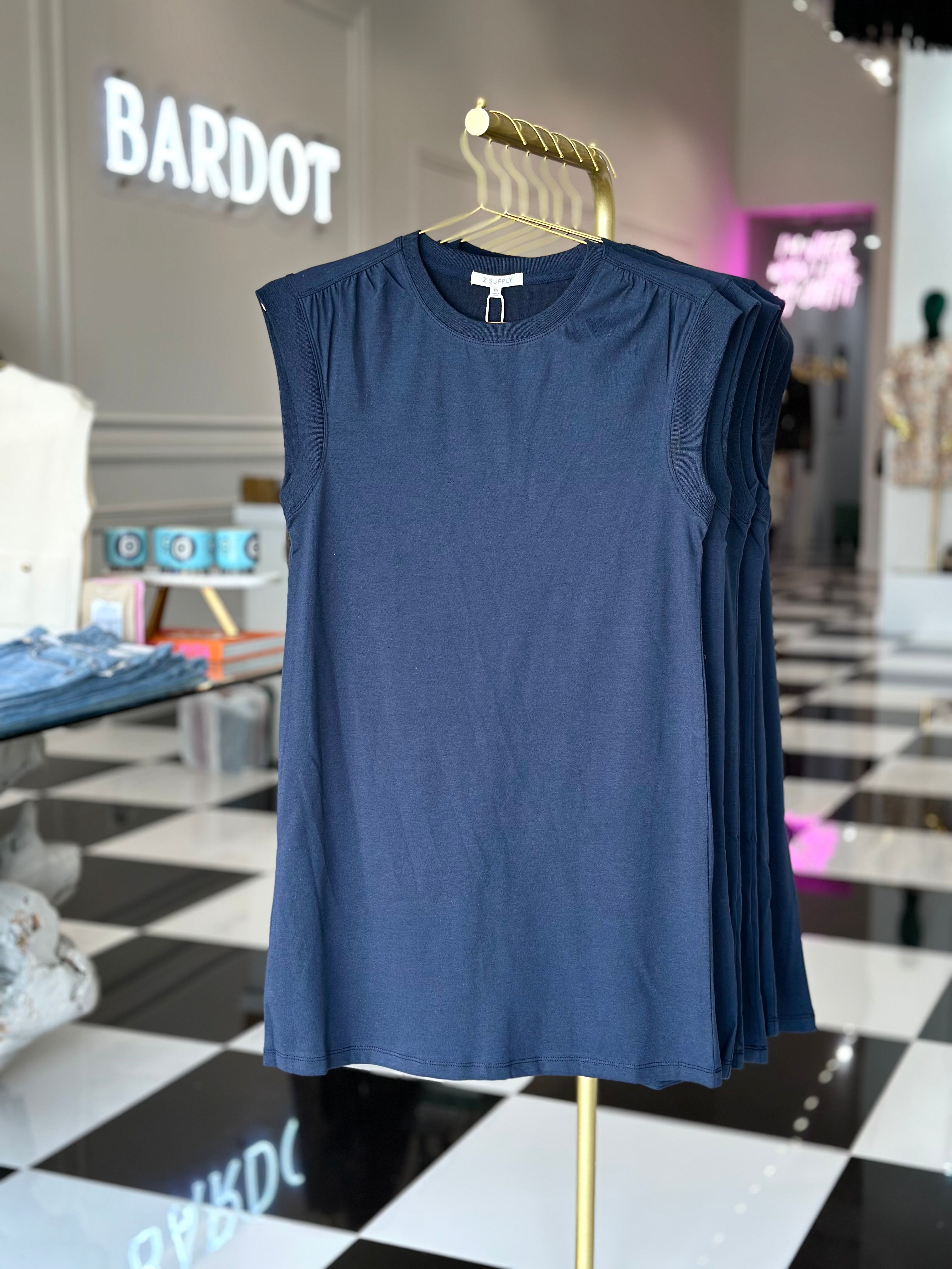 ROUTINE SHIFT MINI DRESS