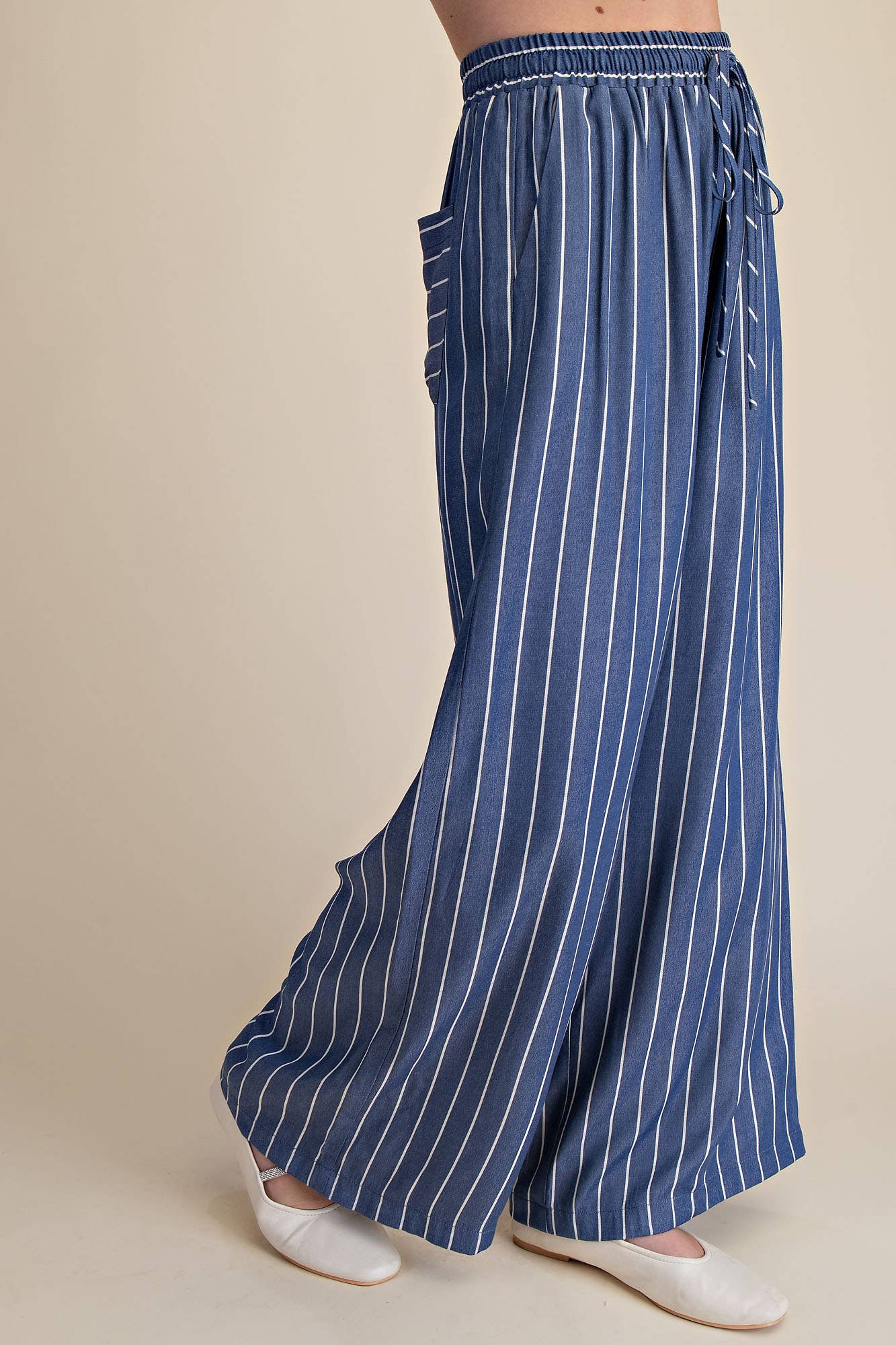 Eloise Stripe Wide Pants