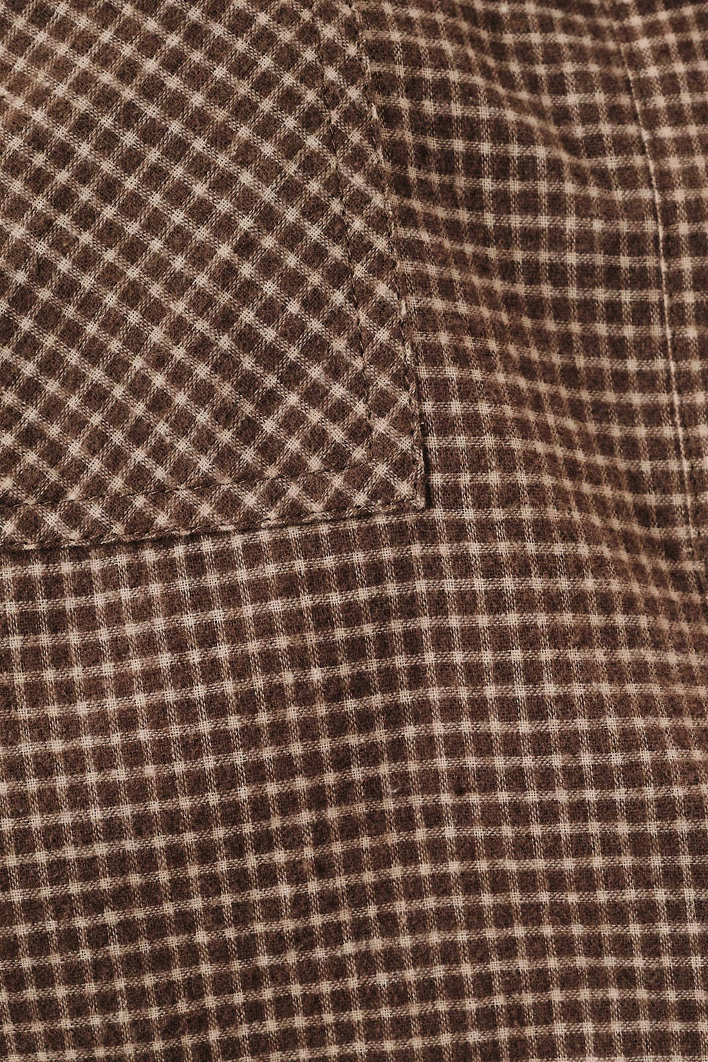 MERIDA PLAID SHIRT WITH DRAW STRING HEM