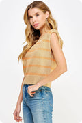 Andy Striped Knit Top