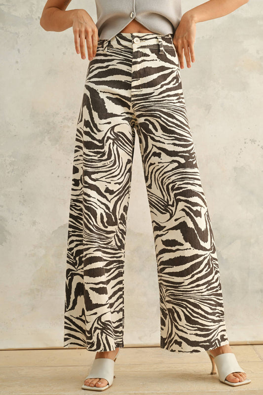 ZEBRA DENIM PANT