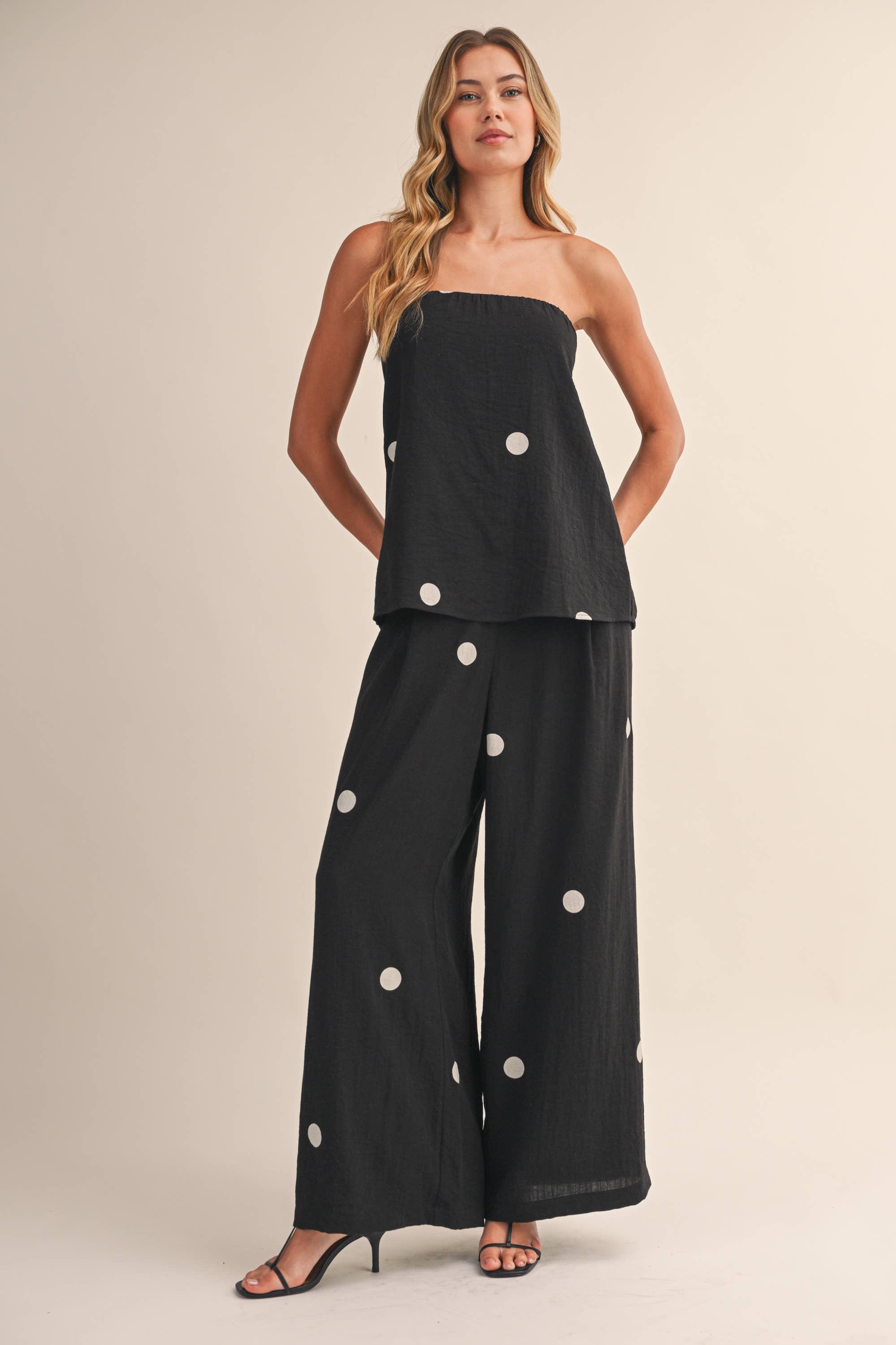 Maya polka dot set