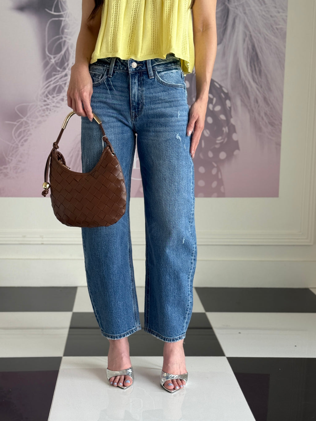 BRENDA BARREL LEG JEANS