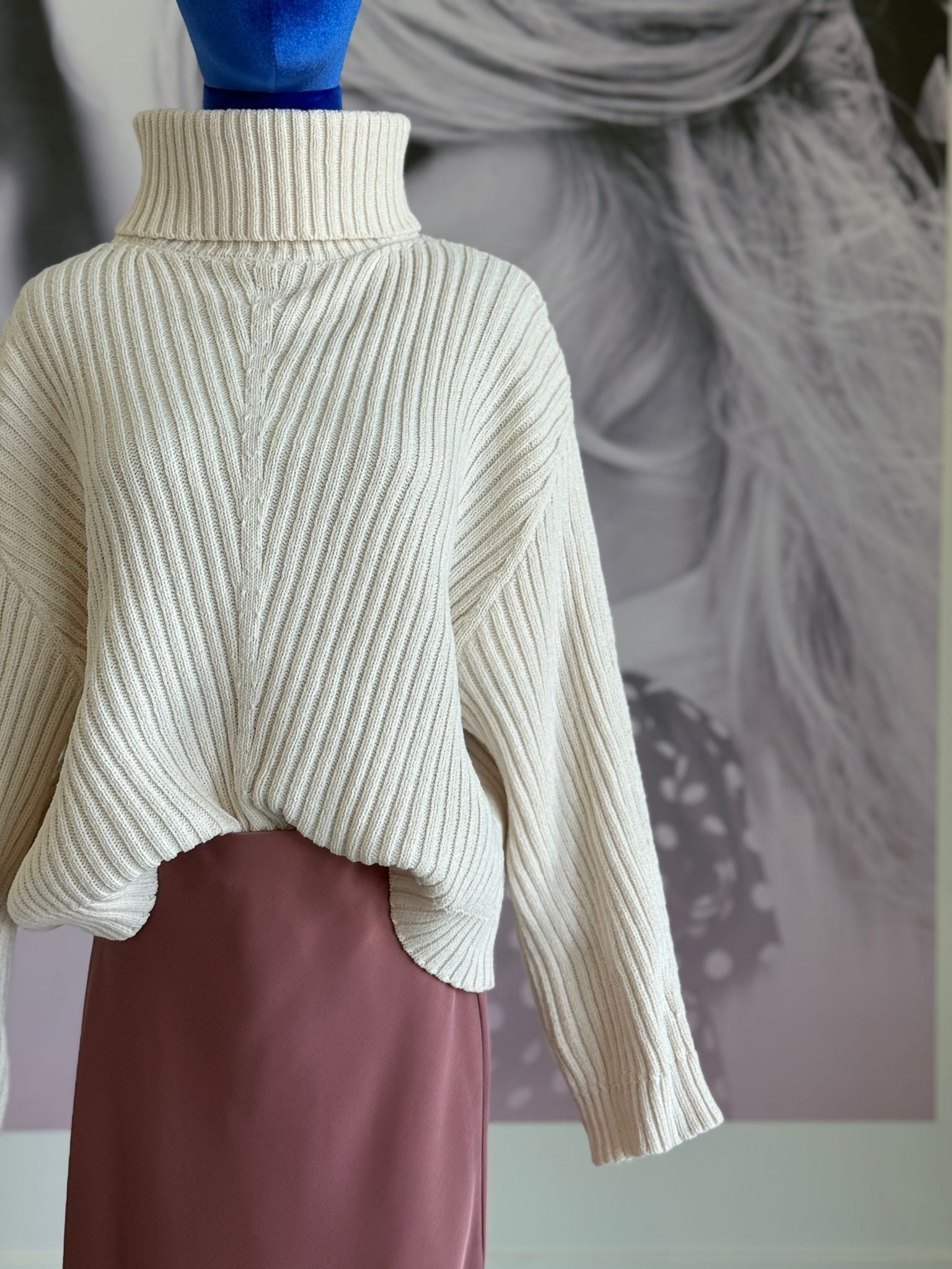 Ollie Textured Turtle Neck Sweater