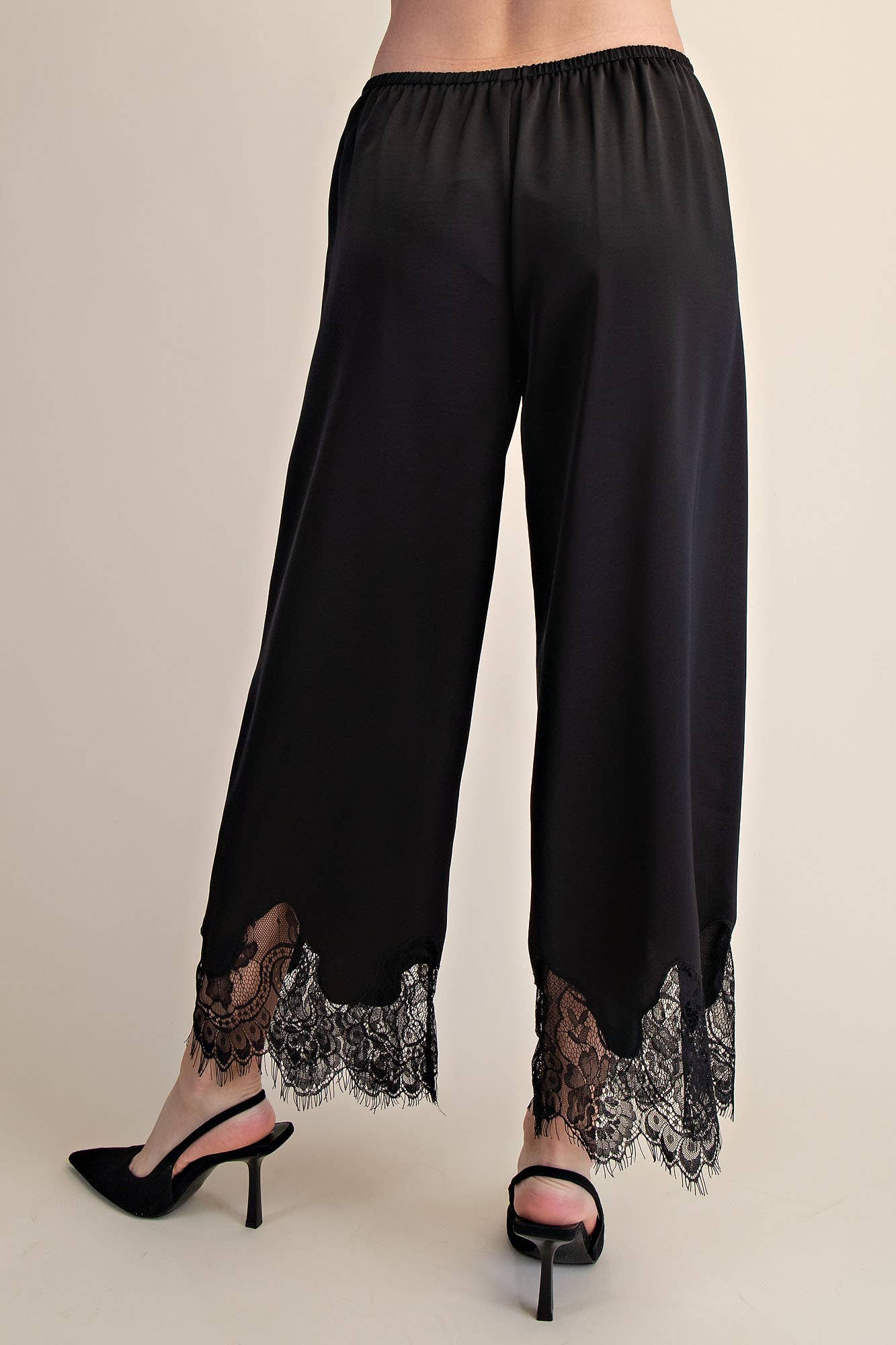 Marcia Lace Trim Pants