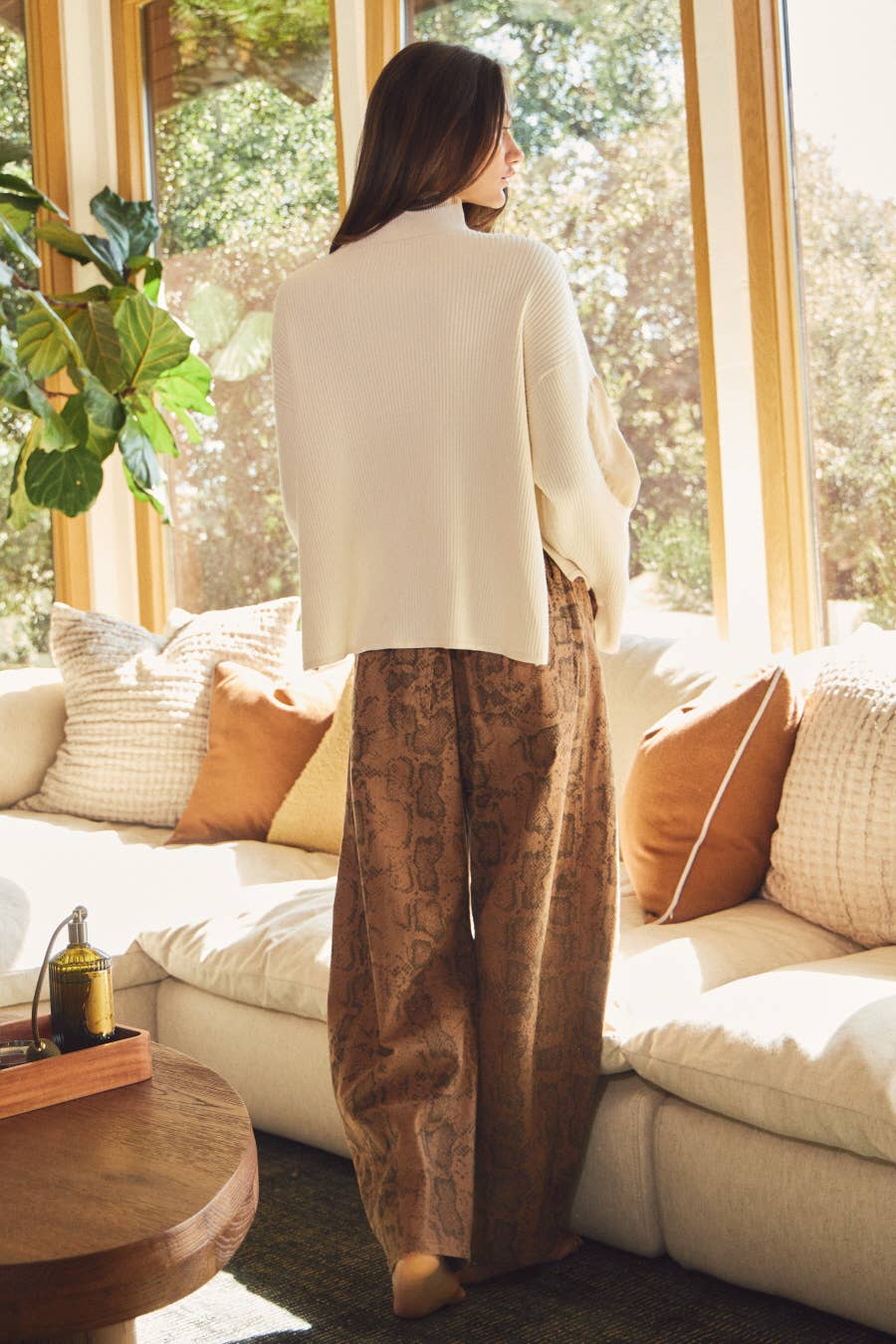 SNAKE Pull-on Barrel Denim Pants