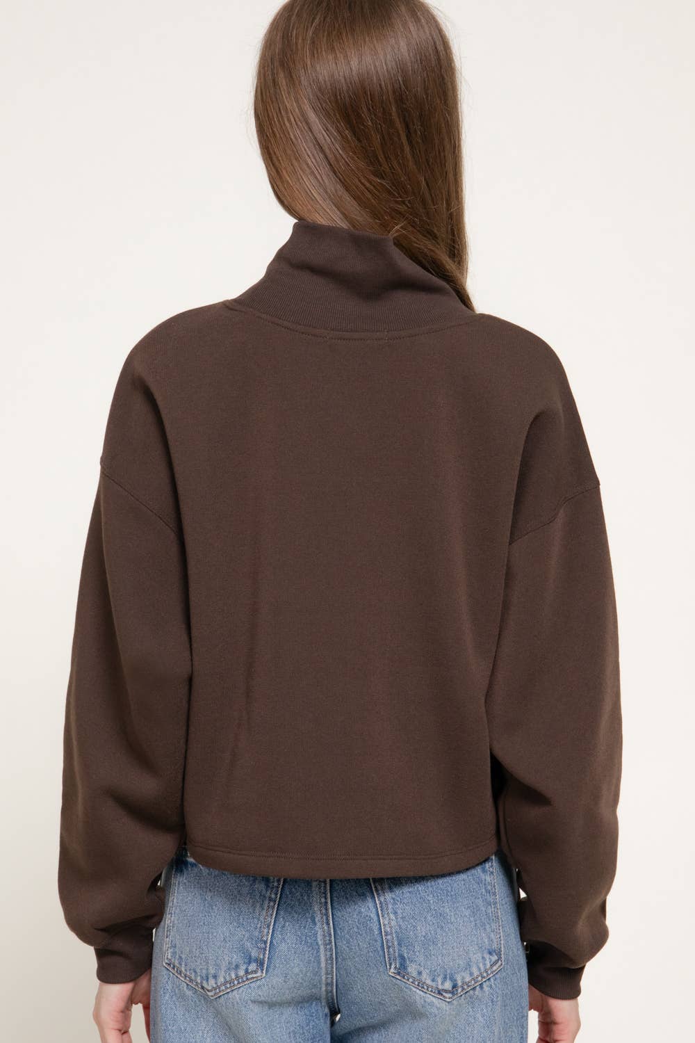 Ivy Mock Neck Sweatshirt