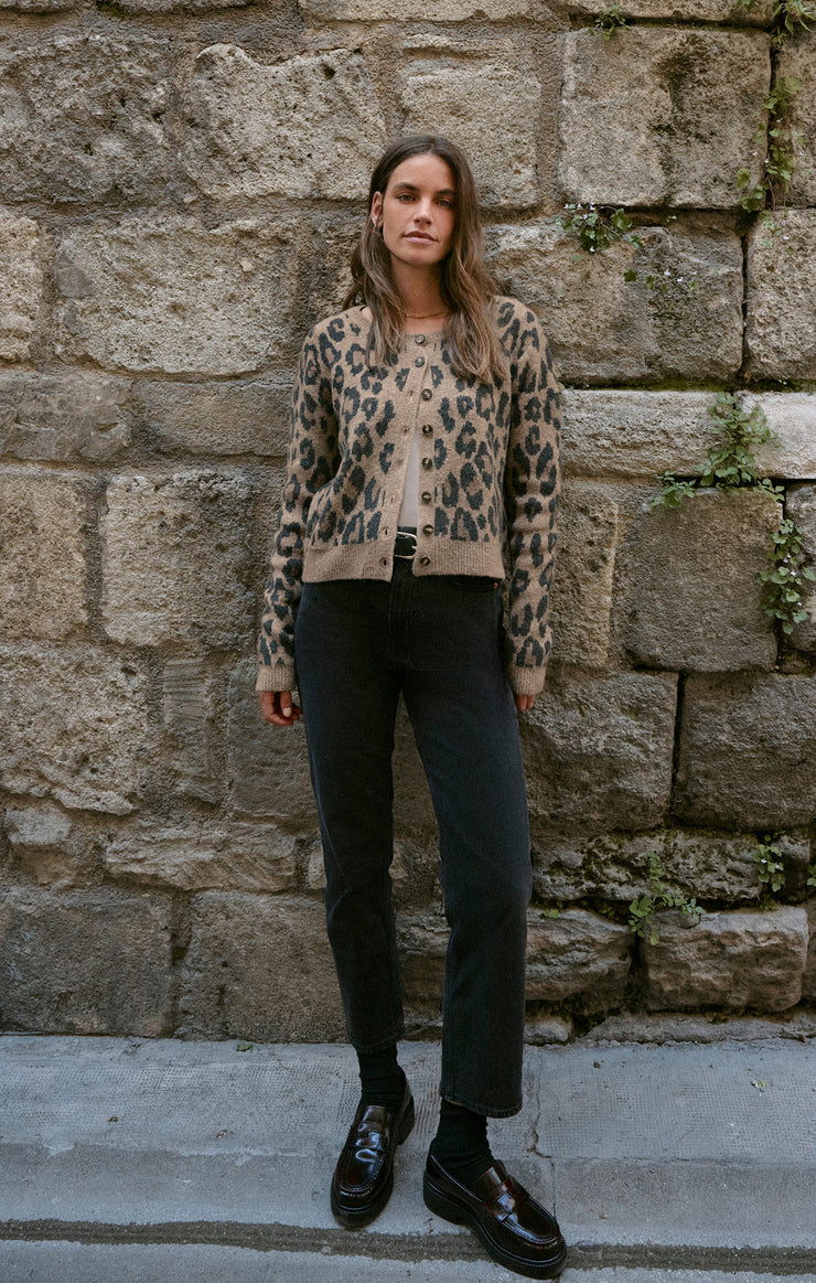 Wild outlook cardigan desert tan
