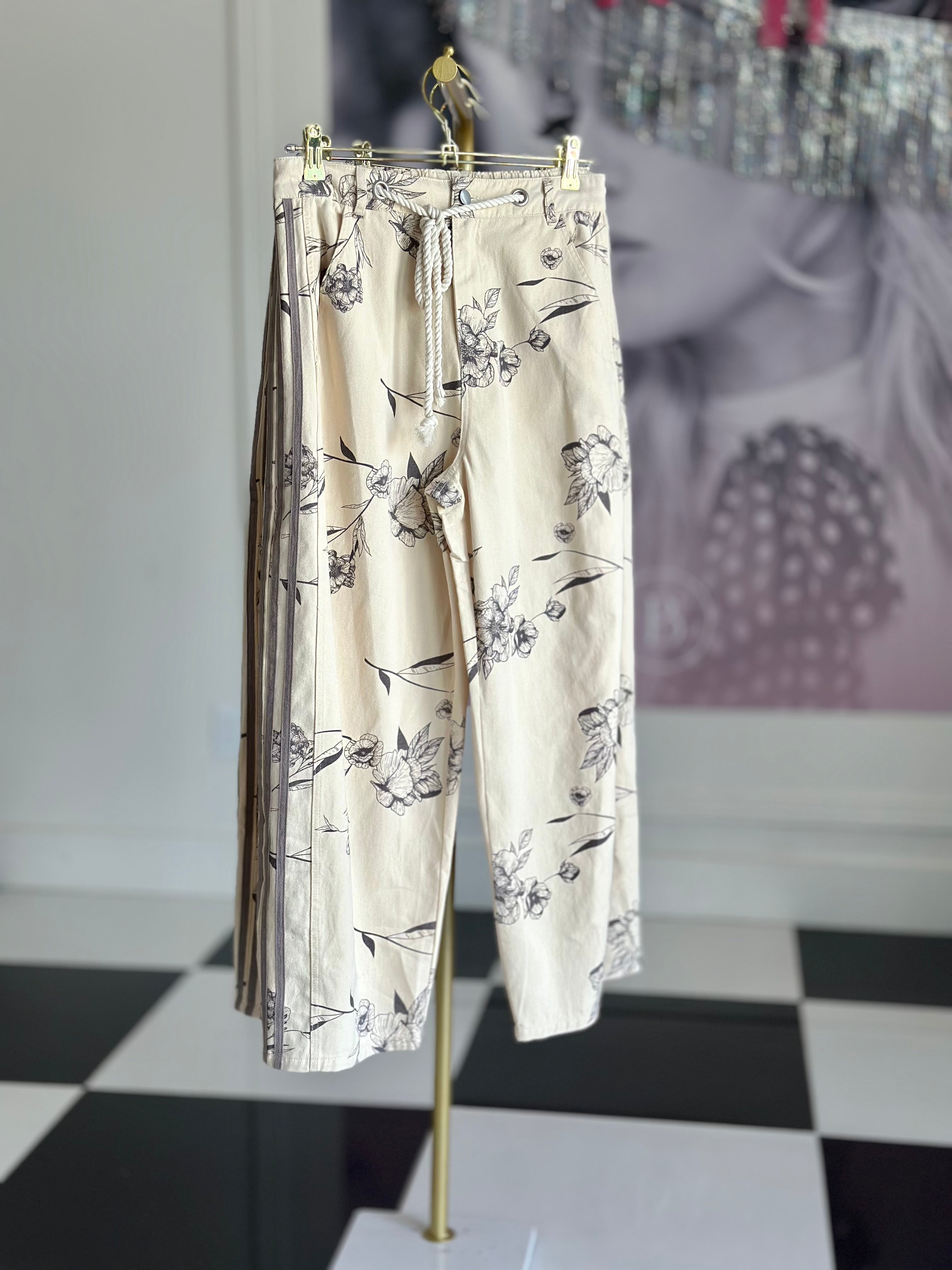 Grace printed Pull-on Pants