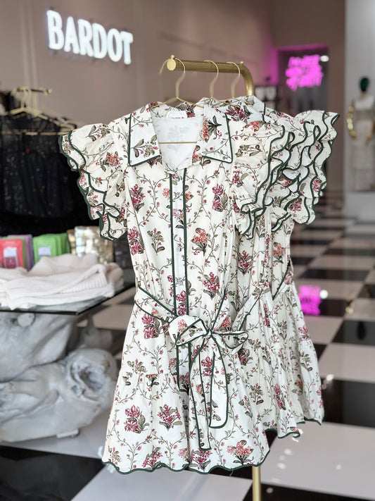 Nicole garden mini dress