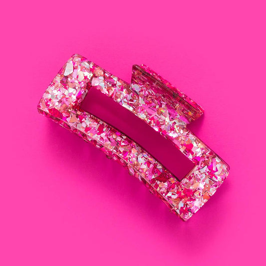 Claw Clip - Pink Confetti