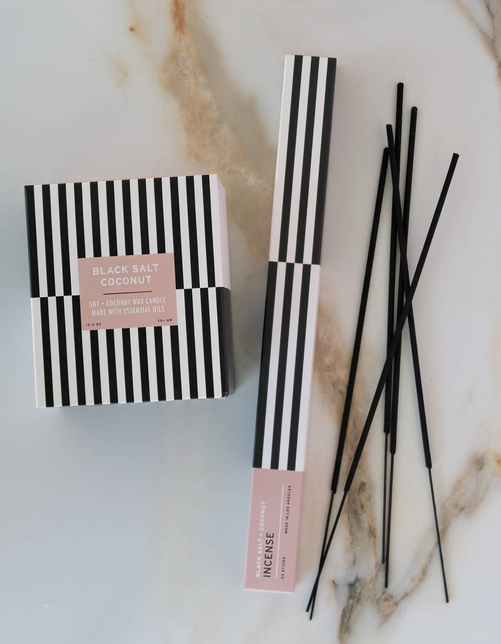 Essentials: Black Salt + Coconut Candle  | 12 oz.
