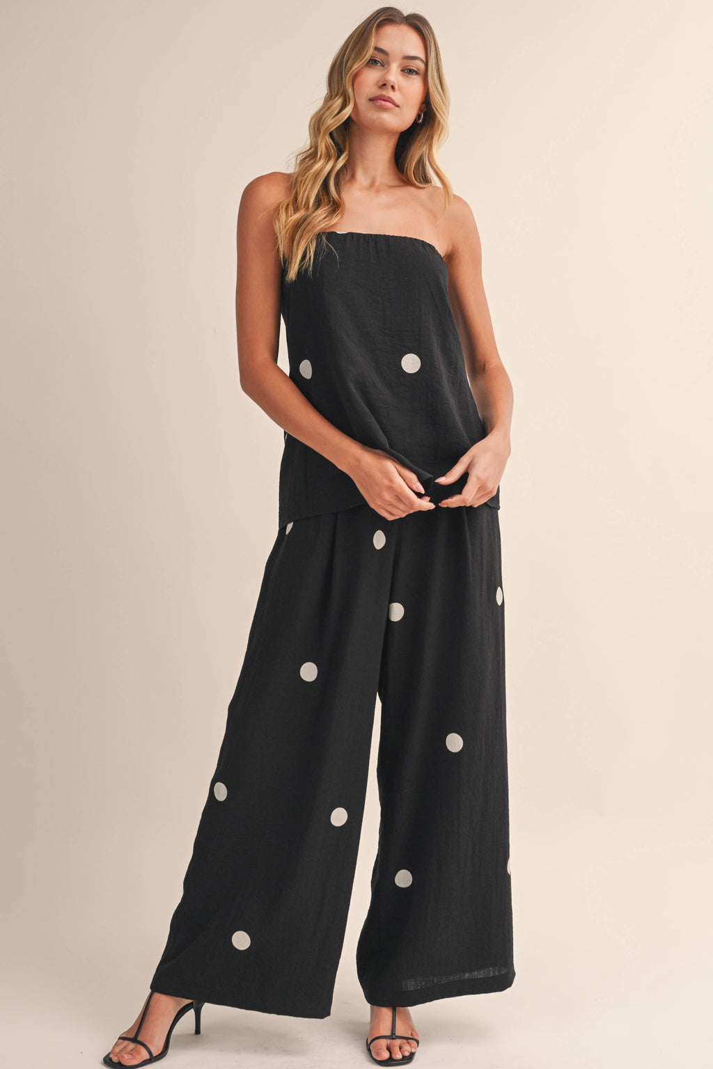 Maya polka dot set