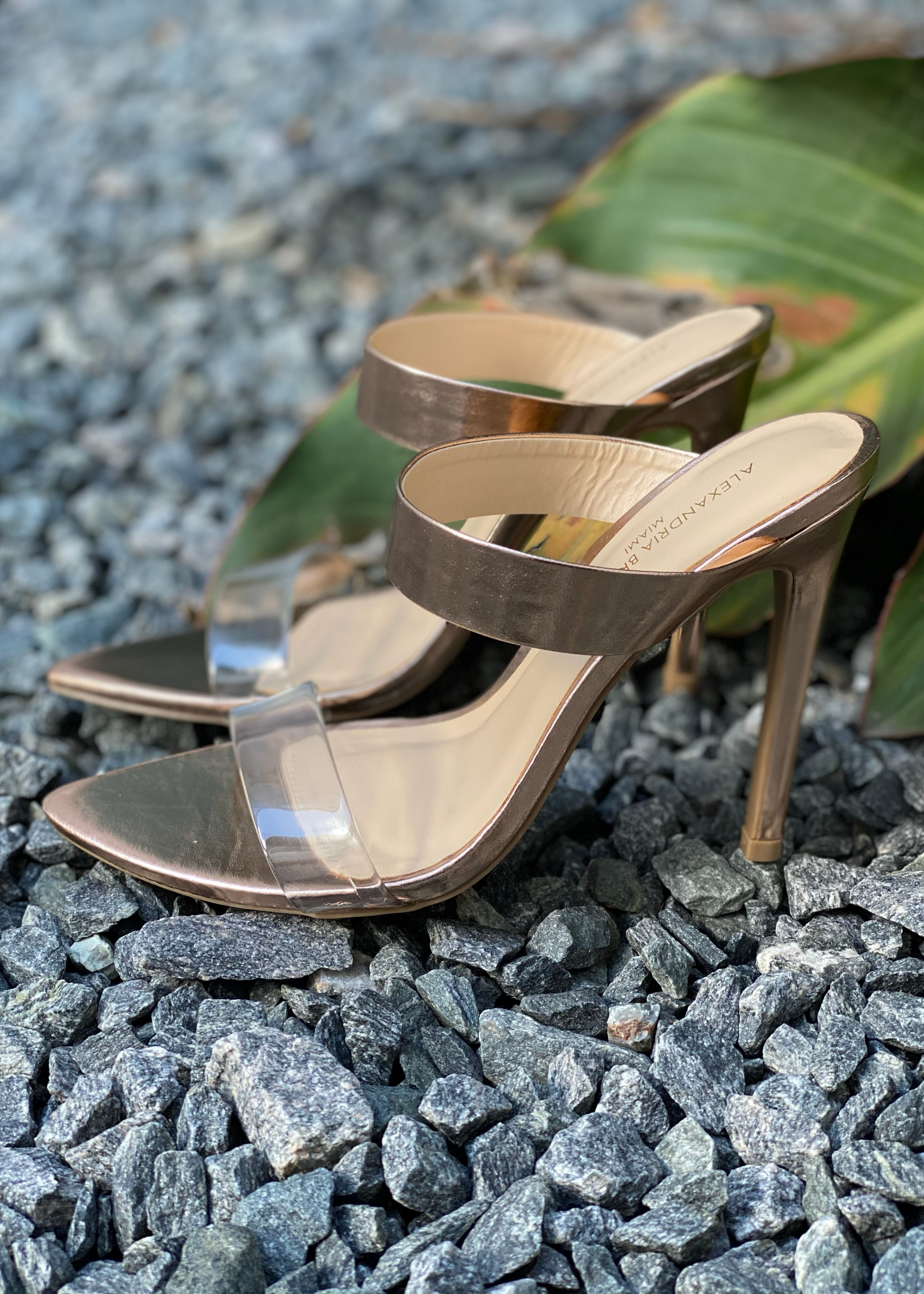 Audrey Rose Gold Heel