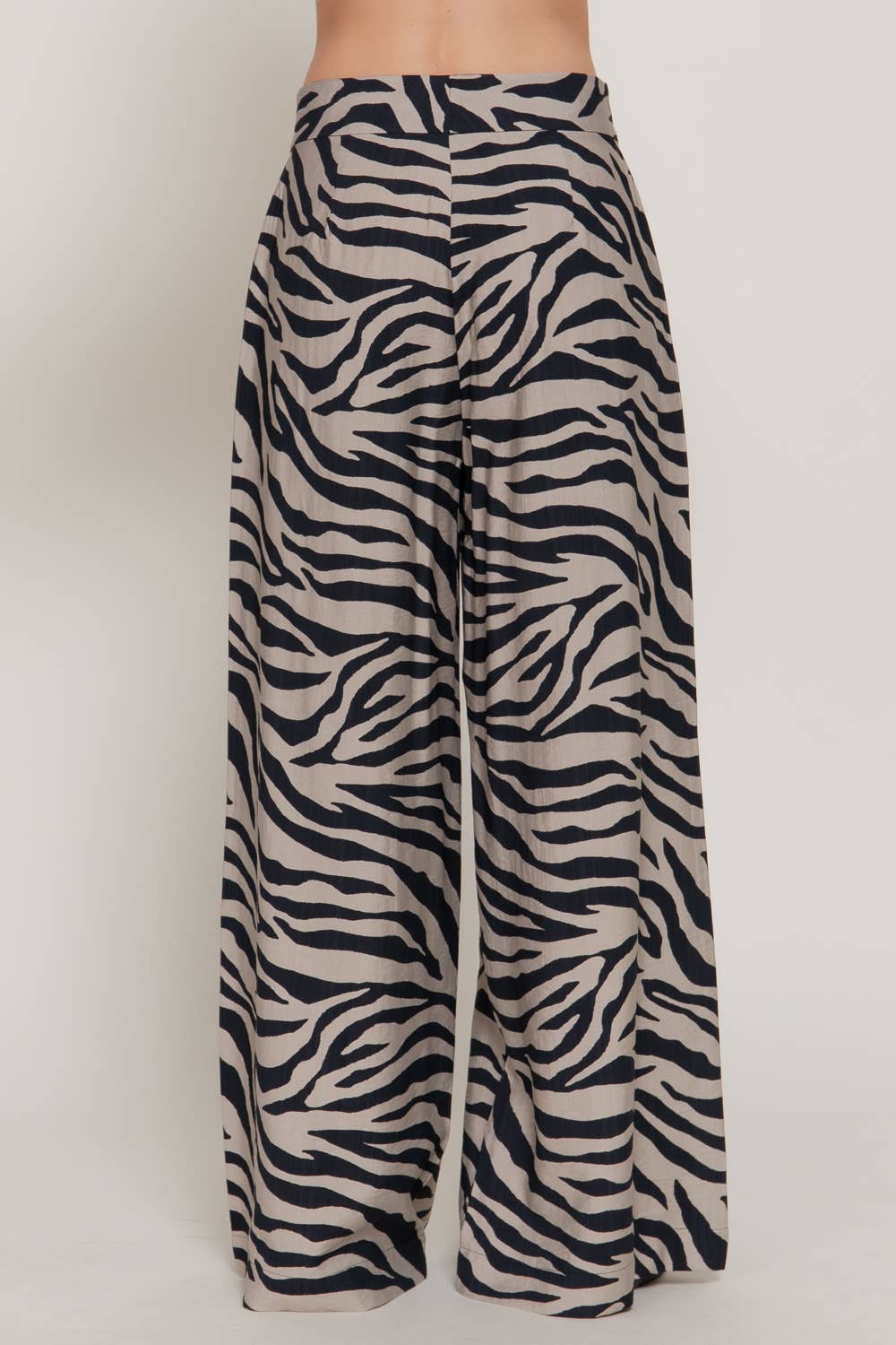 Monty Wide Leg Printed Woven Pants