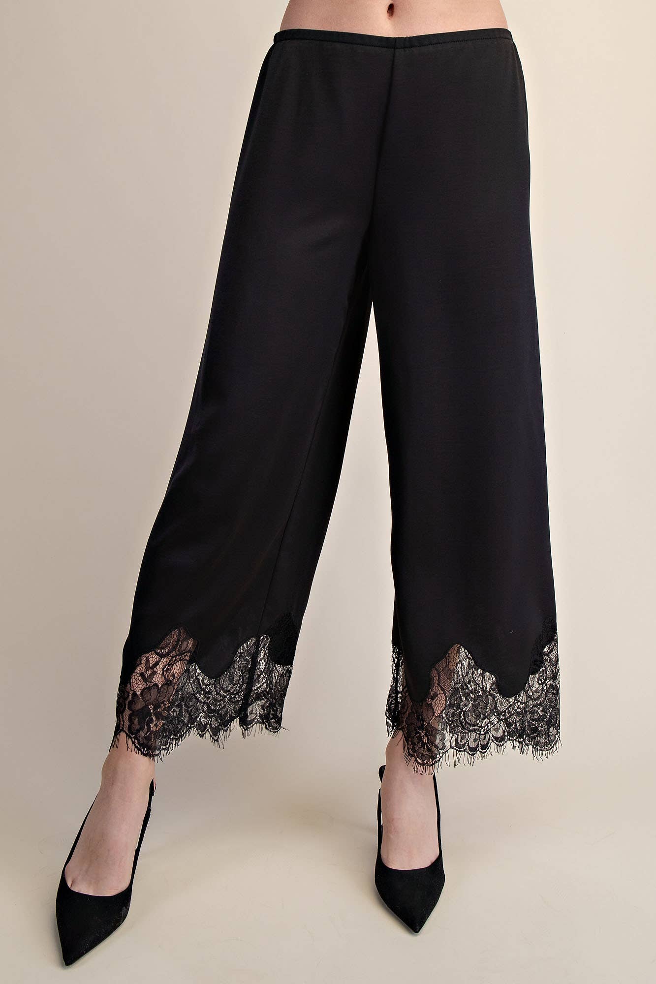 Marcia Lace Trim Pants