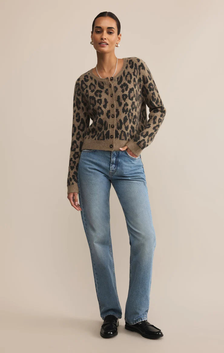 Wild outlook cardigan desert tan