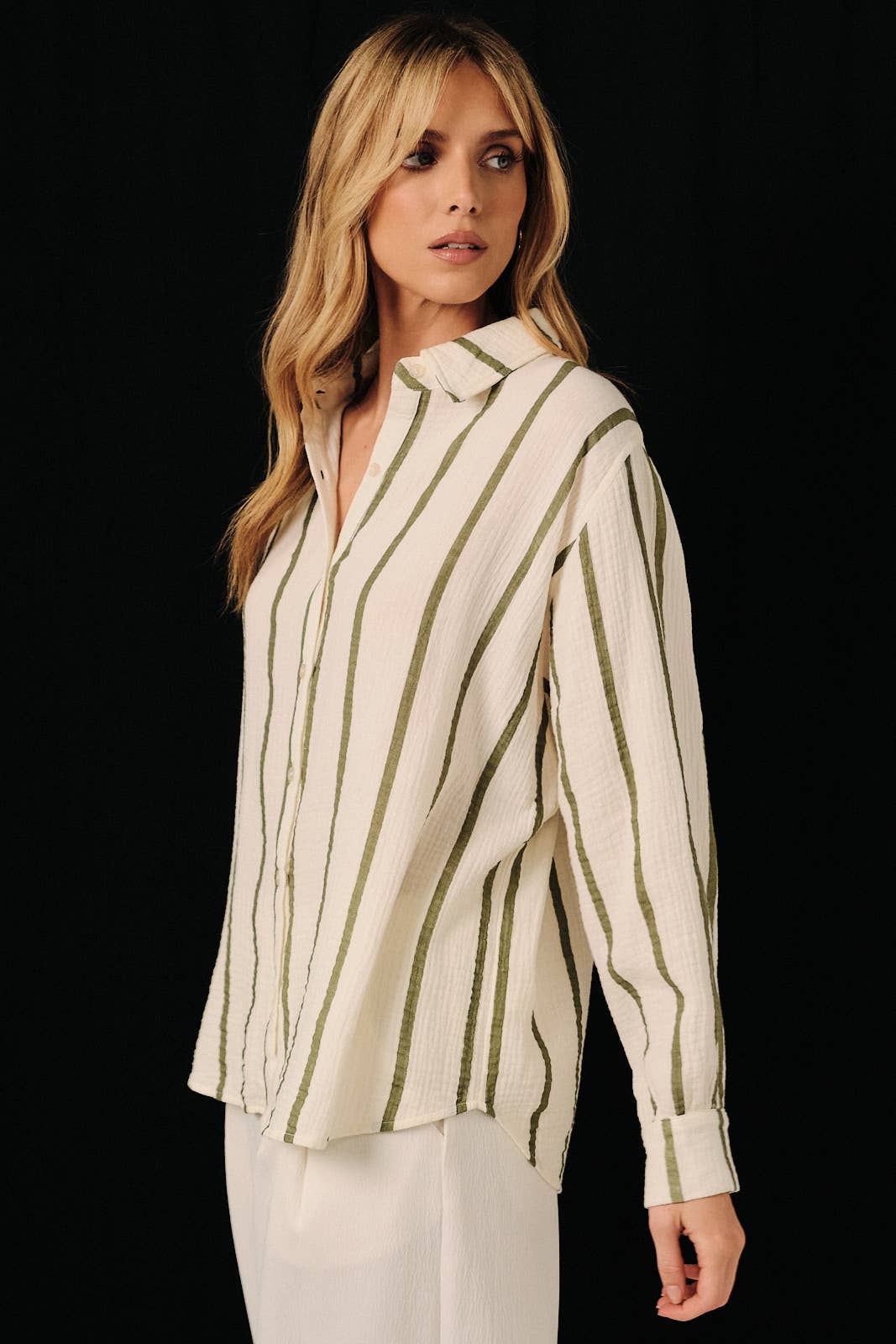 Gabrielle gauze top