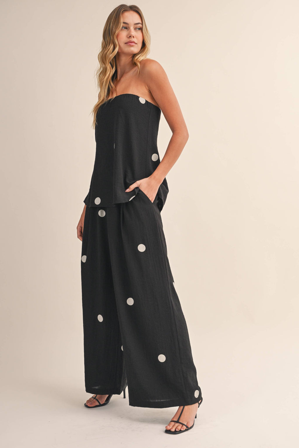 Maya polka dot set