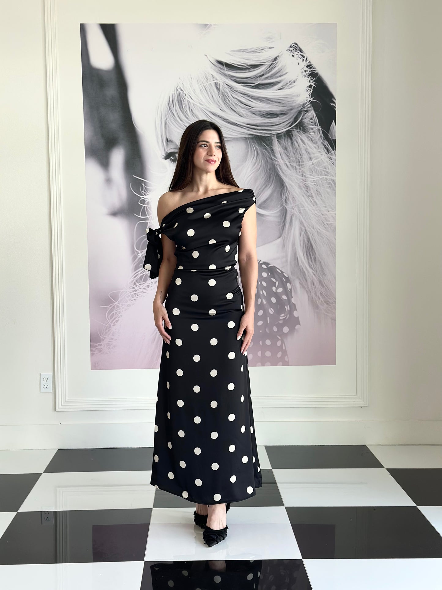Remie polka dot dress