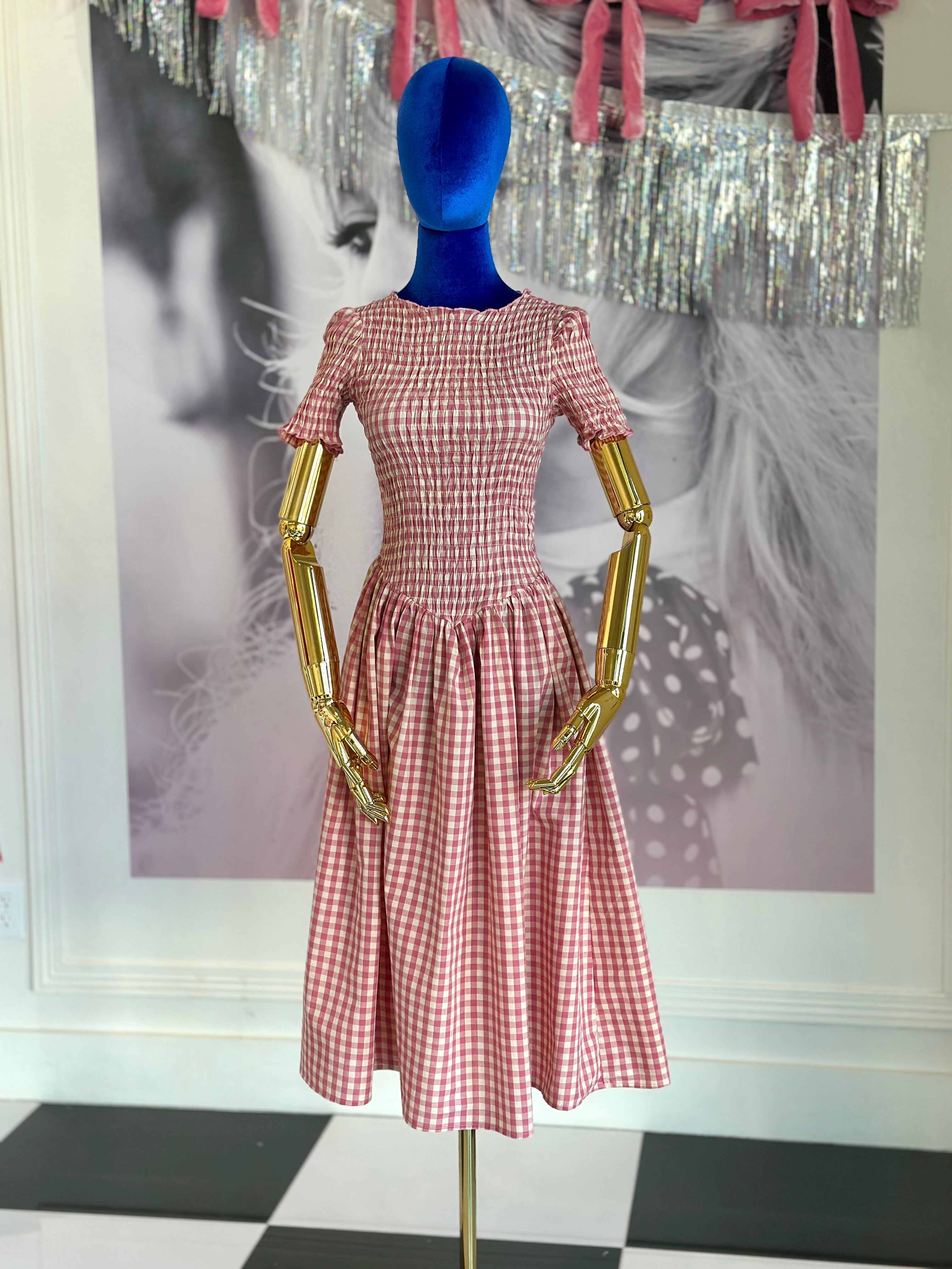 Aubrey smocked dress