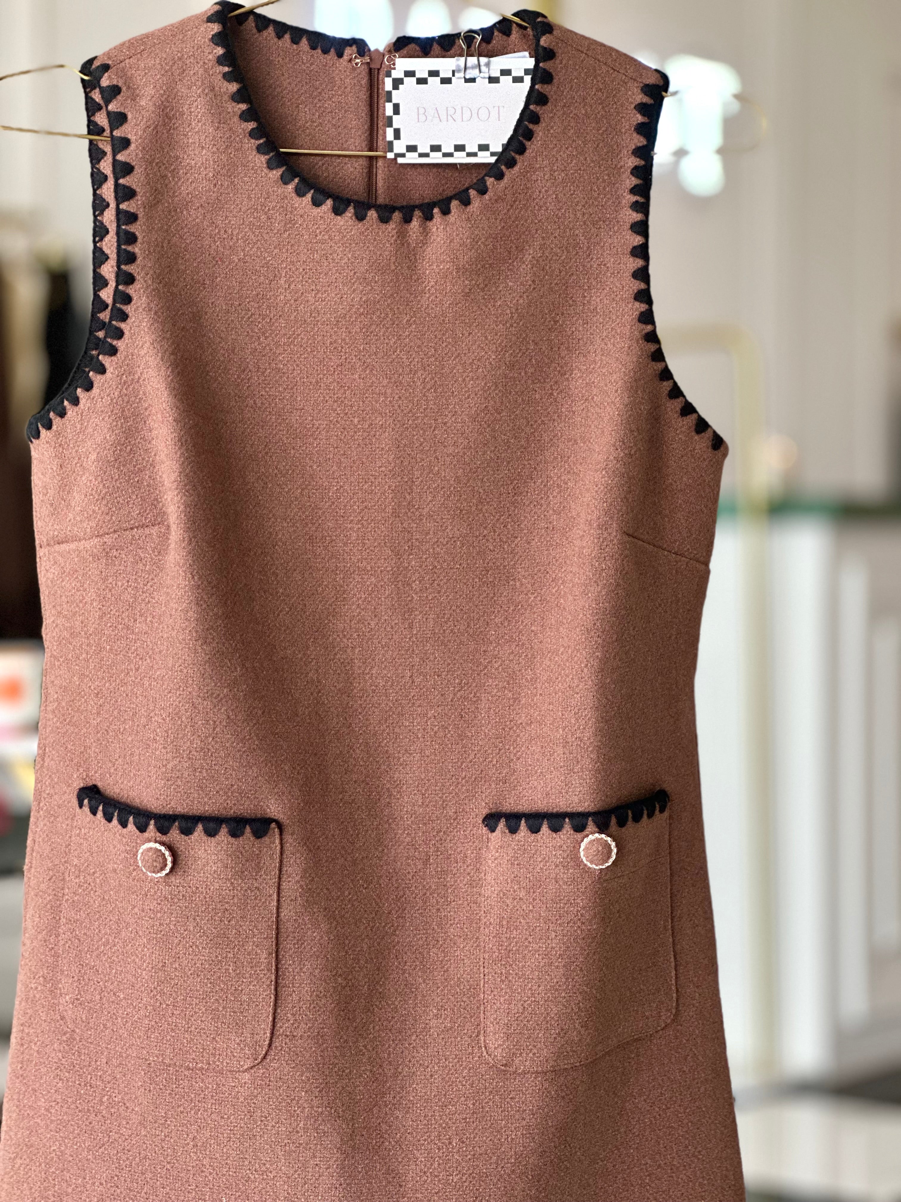 Aster Embroidery Mini Dress