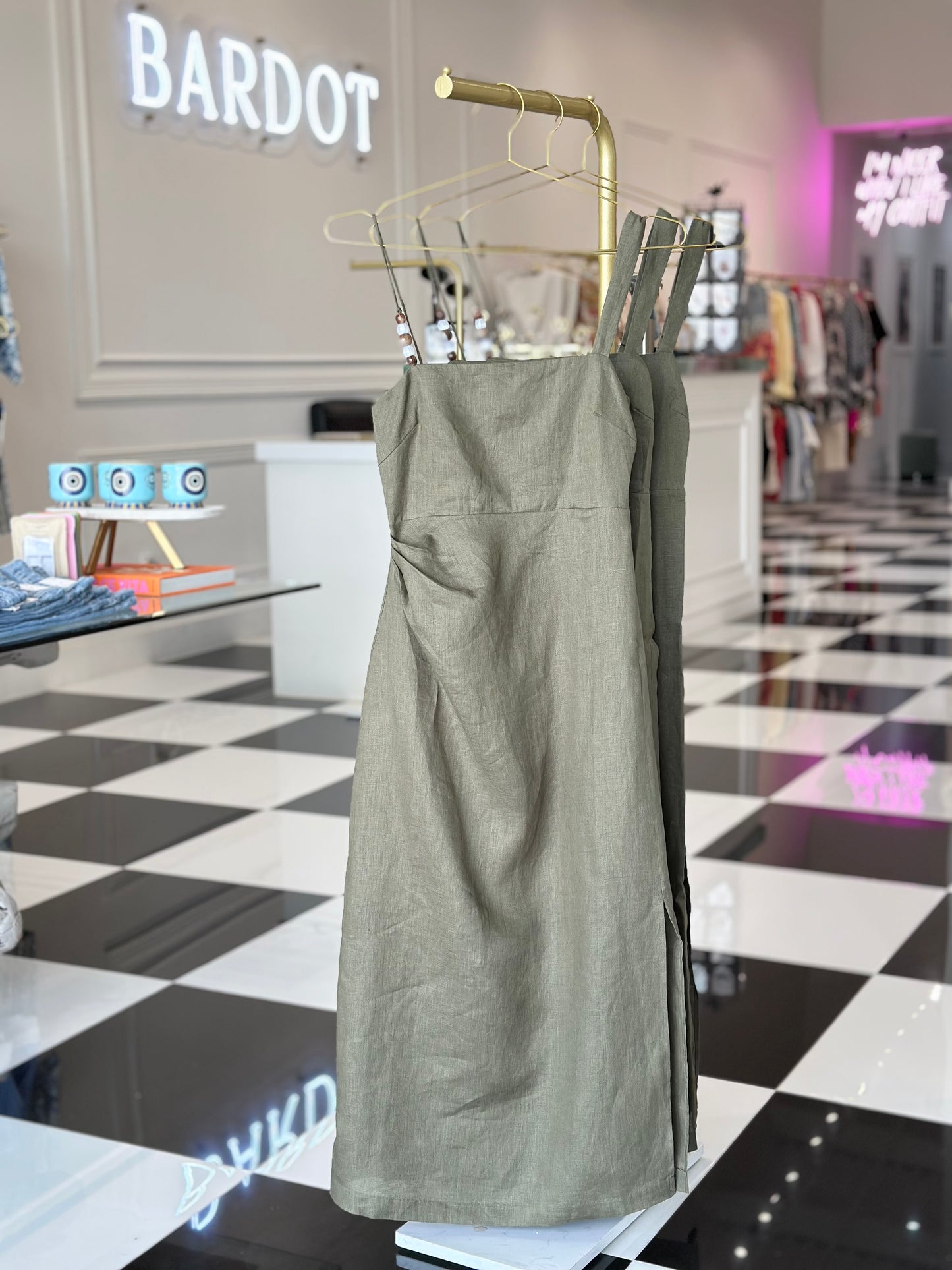 FALLON BEAD DETAIL DRESS