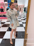 Simone mini shirt dress