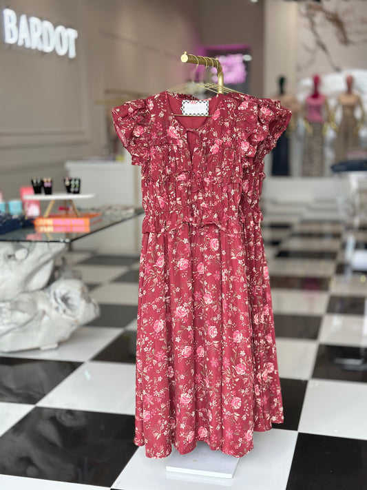 Phoenix midi dress