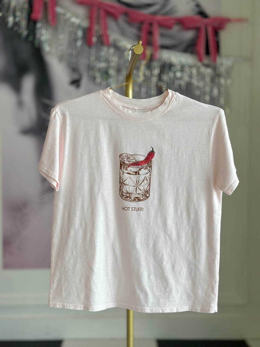 Hot stuff slub cap tee