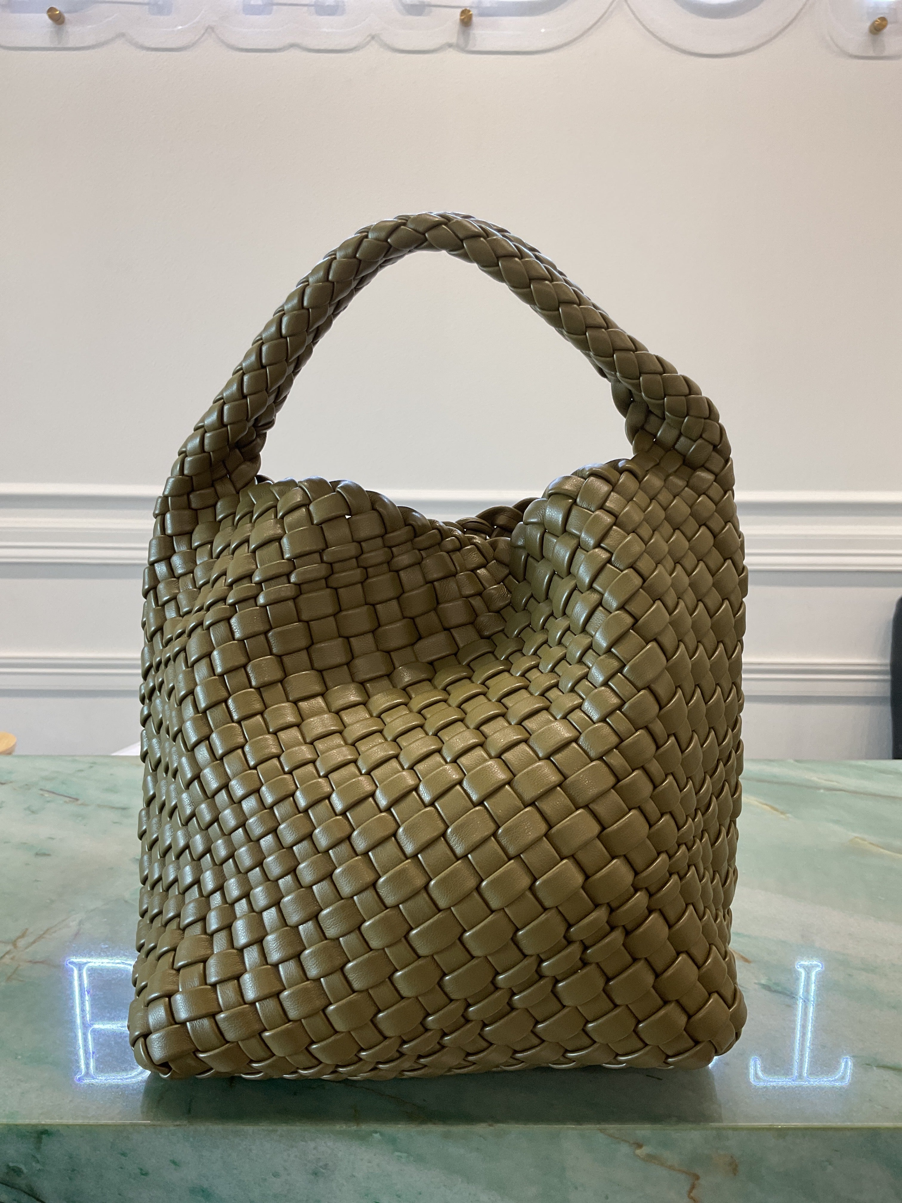 Sardine braided purse