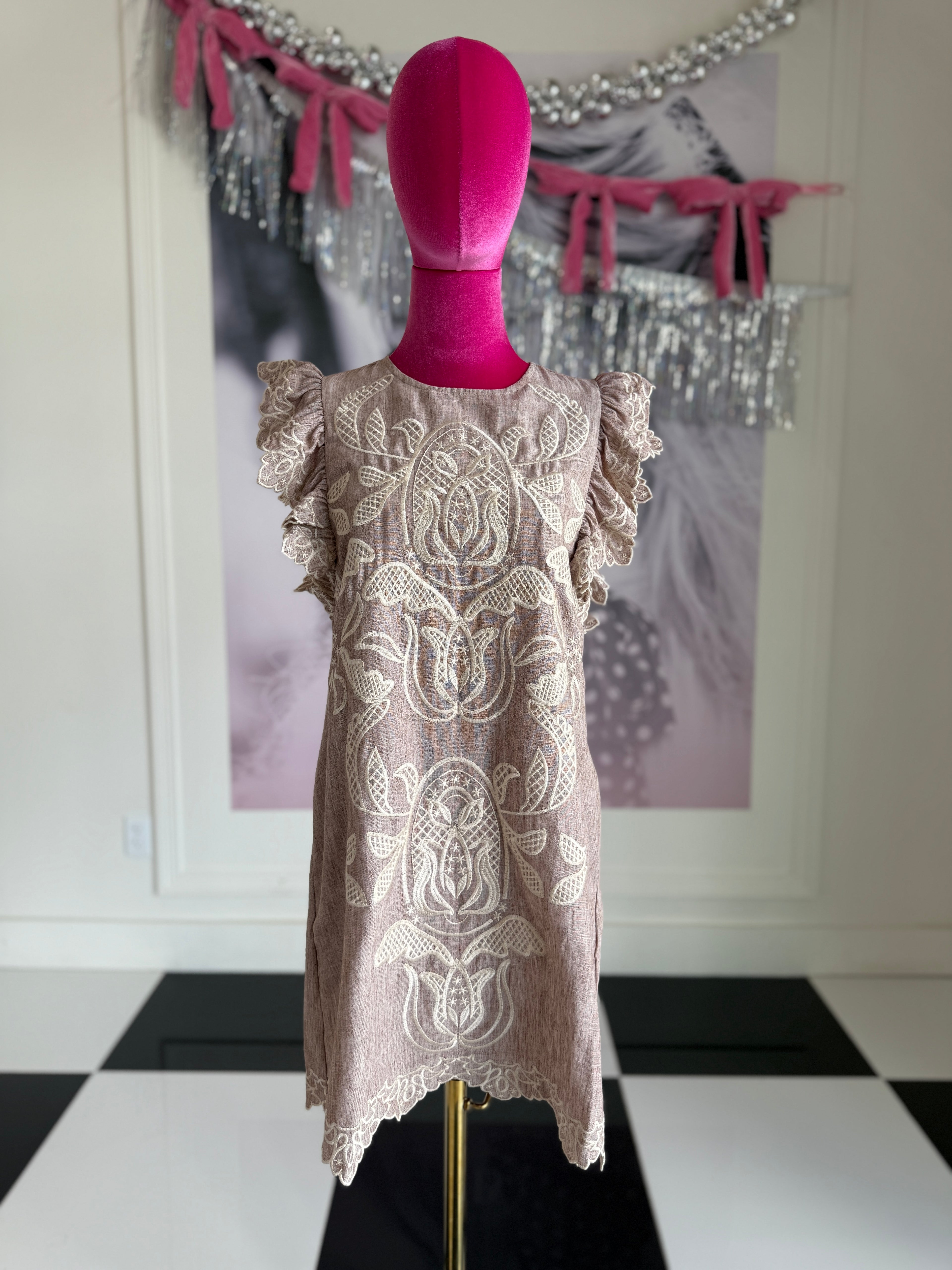 Aurora Embroidery Detail Dress