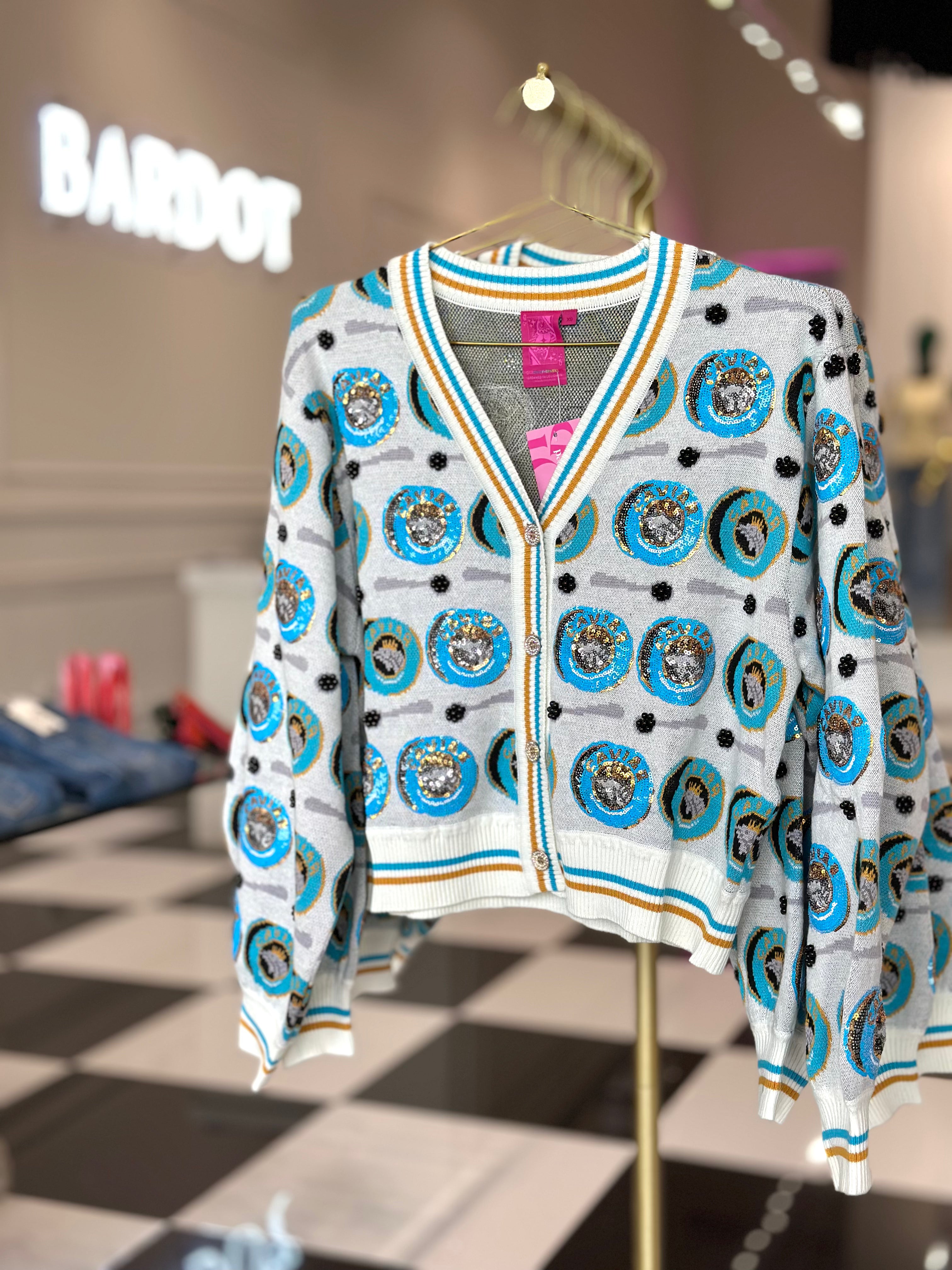 Caviar can & spoon button up cardigan