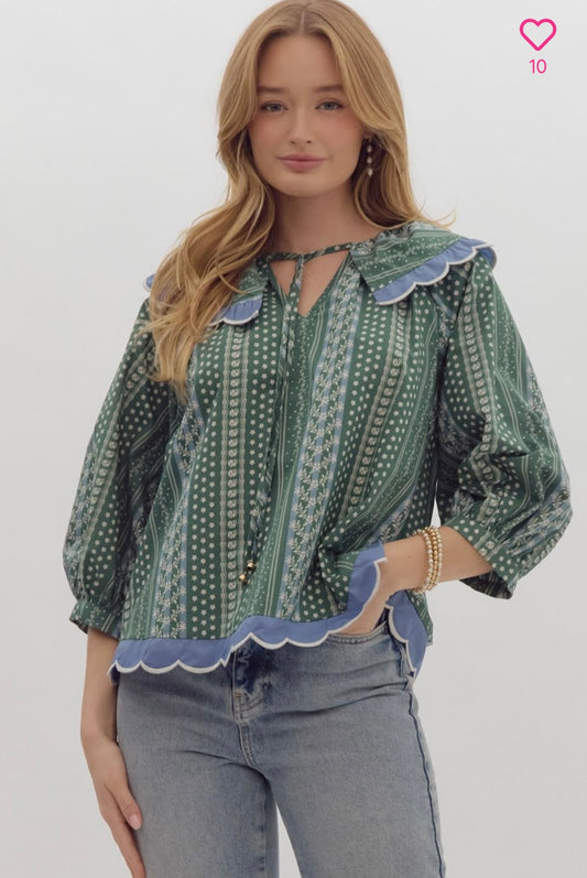 Forest blouse